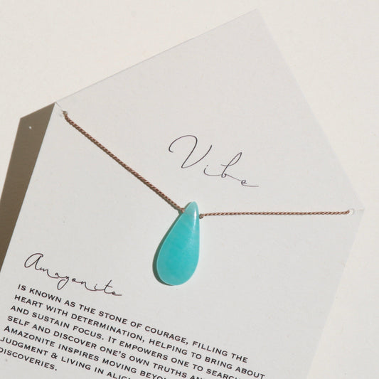 AMAZONITE SUNDROP Vibe Necklaces