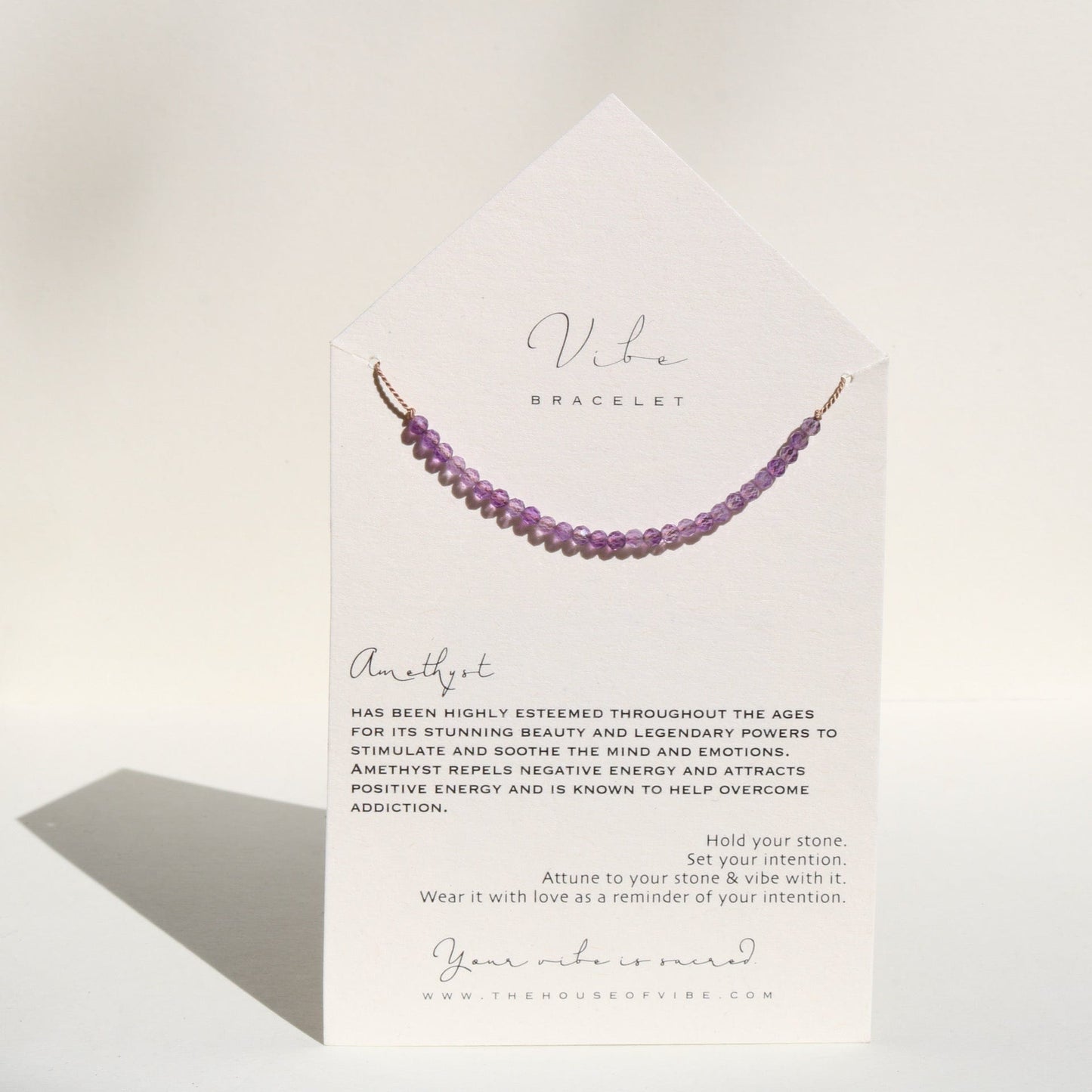 AMETHYST BEADED Vibe Bracelets