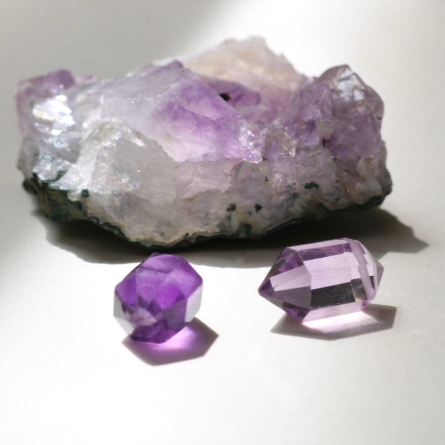 AMETHYST DOUBLE TERMINATED POINT Vibe Necklaces