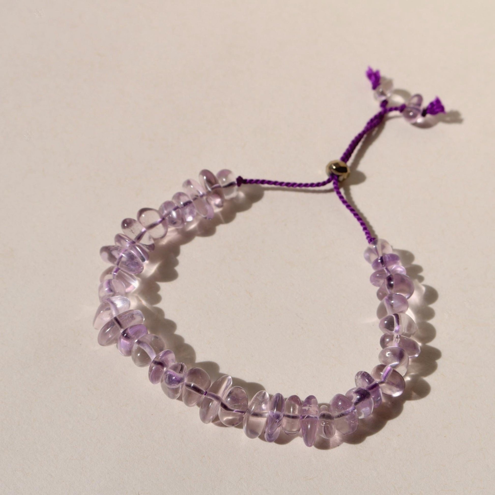 AMETHYST POLISHED PEBBLES BRACELET | SPECIAL EDITION Vibe Bracelets