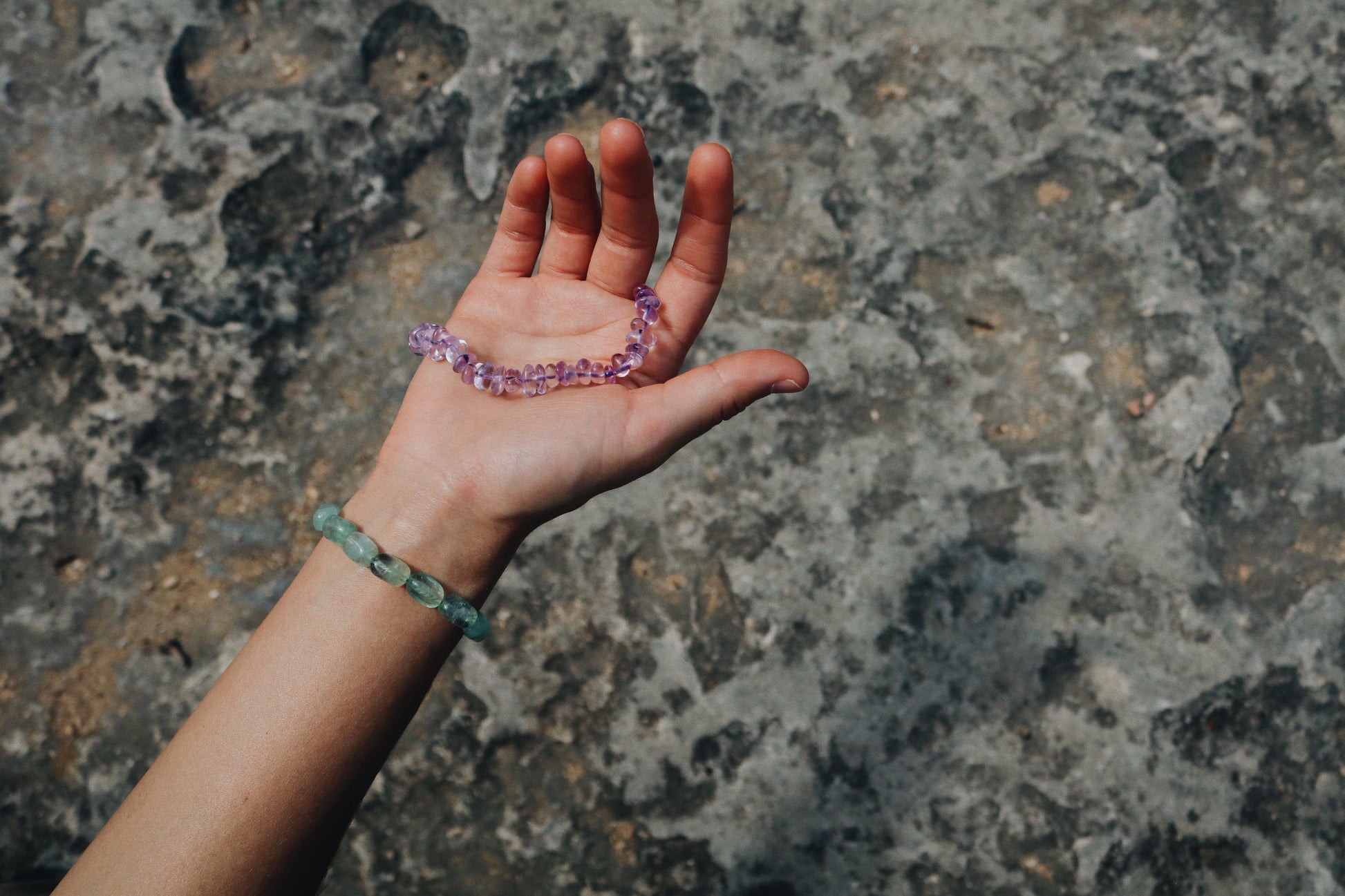 AMETHYST POLISHED PEBBLES BRACELET | SPECIAL EDITION Vibe Bracelets