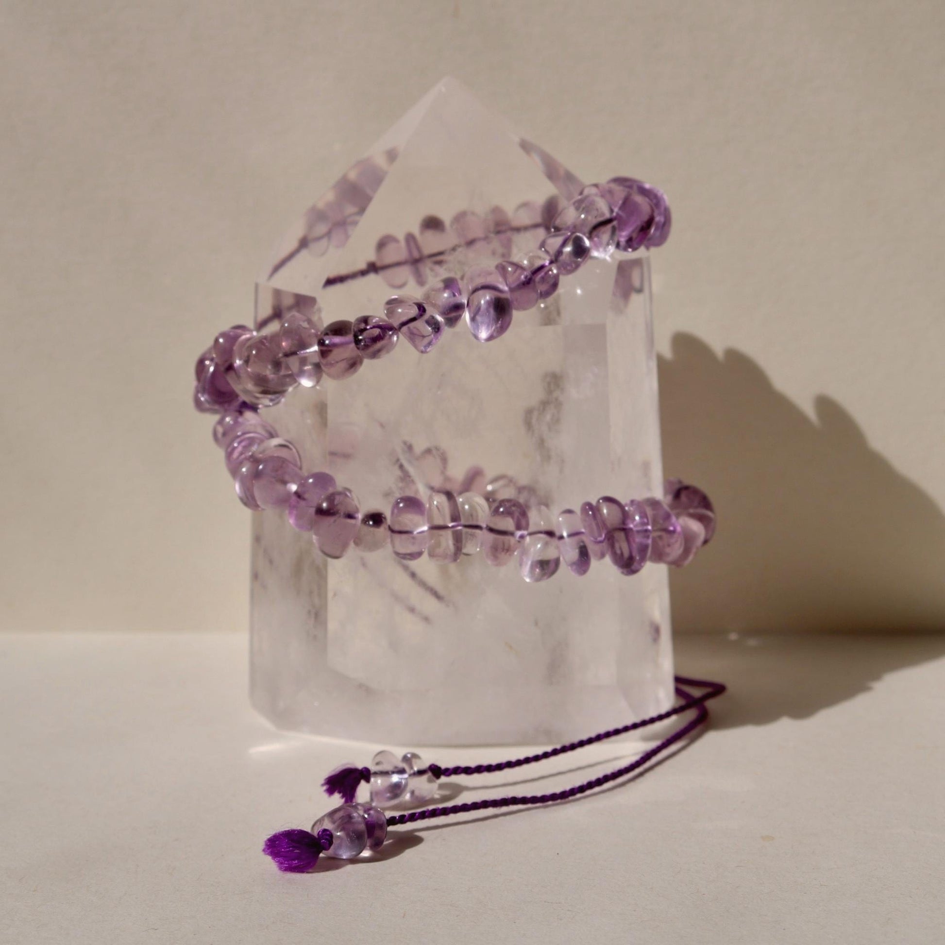 AMETHYST POLISHED PEBBLES NECKLACE | SPECIAL EDITION Vibe Necklaces