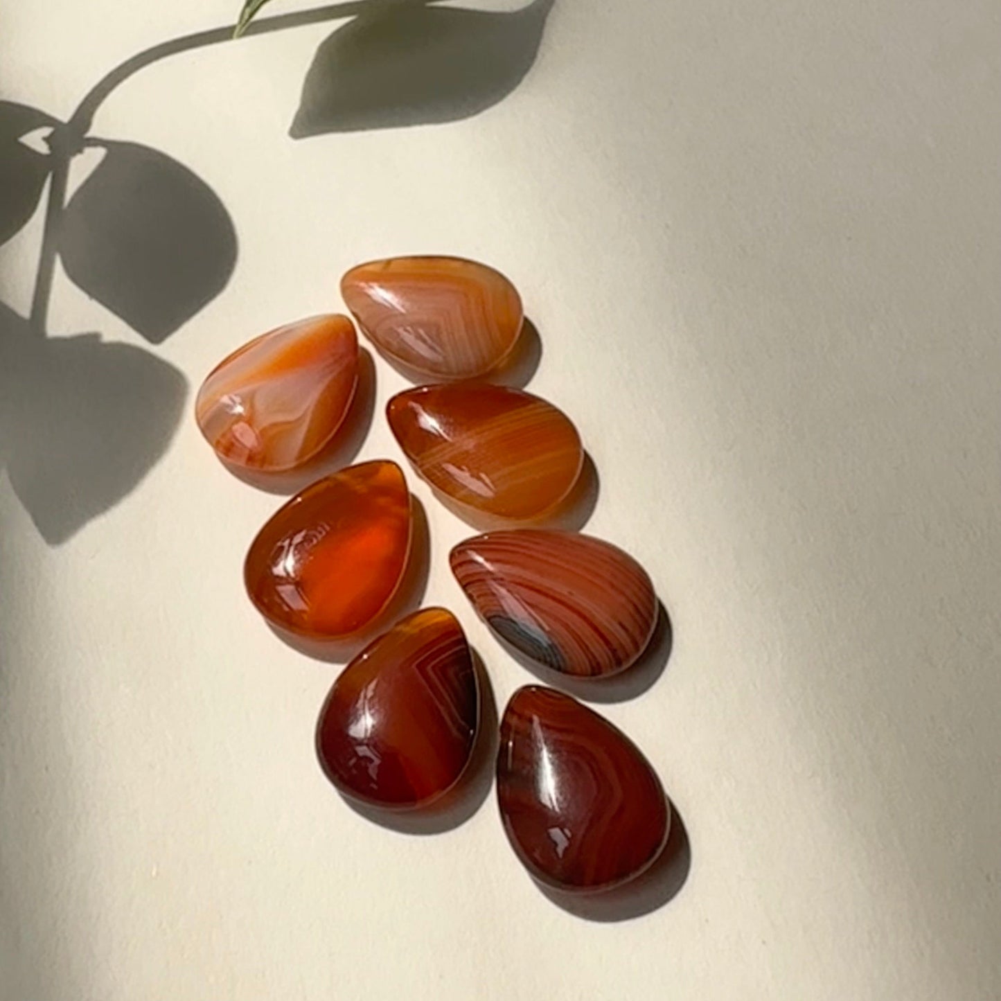 CARNELIAN SUNDROP Vibe Necklaces No.1
