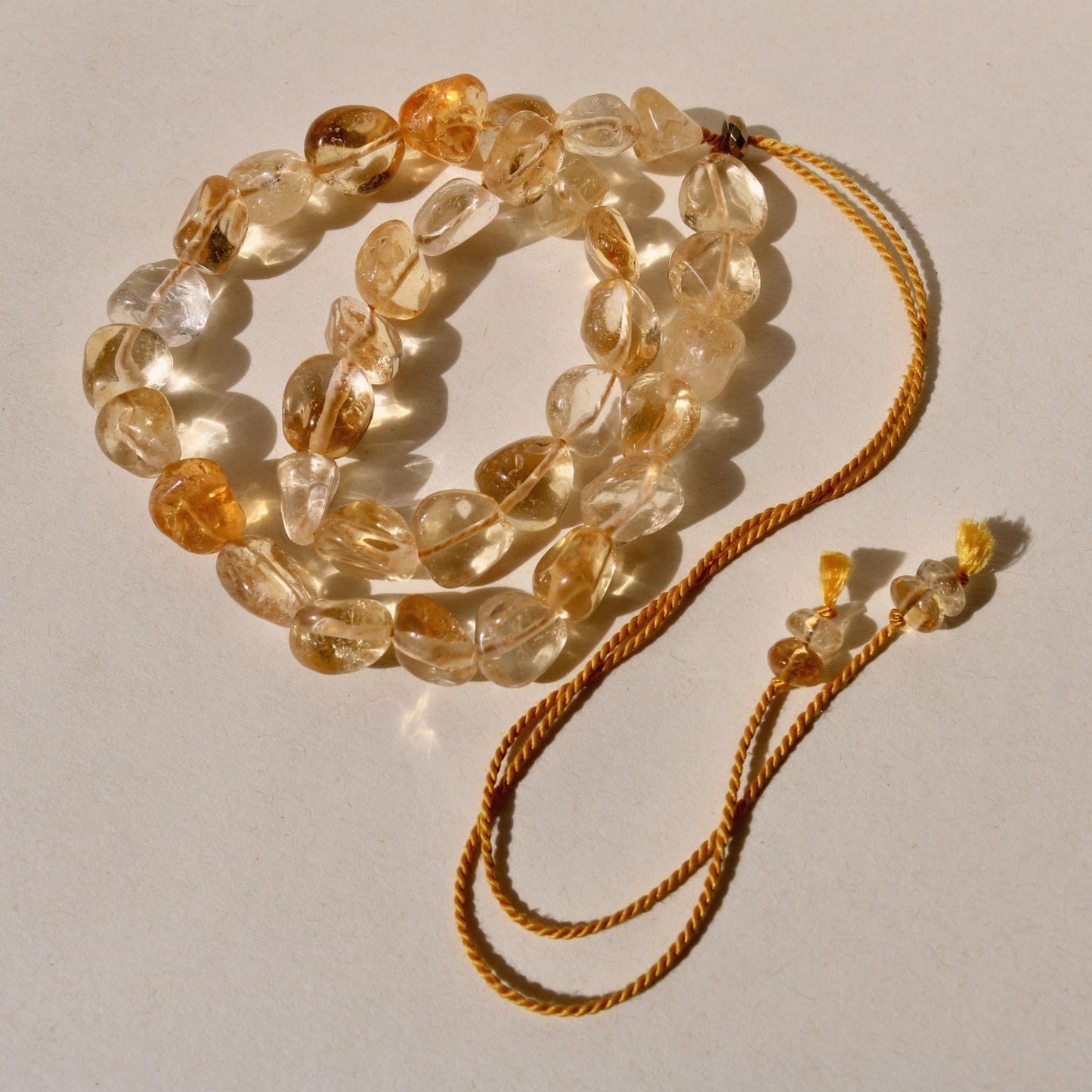 CITRINE POLISHED PEBBLES NECKLACE | SPECIAL EDITION Vibe Necklaces