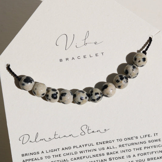 DALMATIAN STONE BRACELET Vibe Bracelets