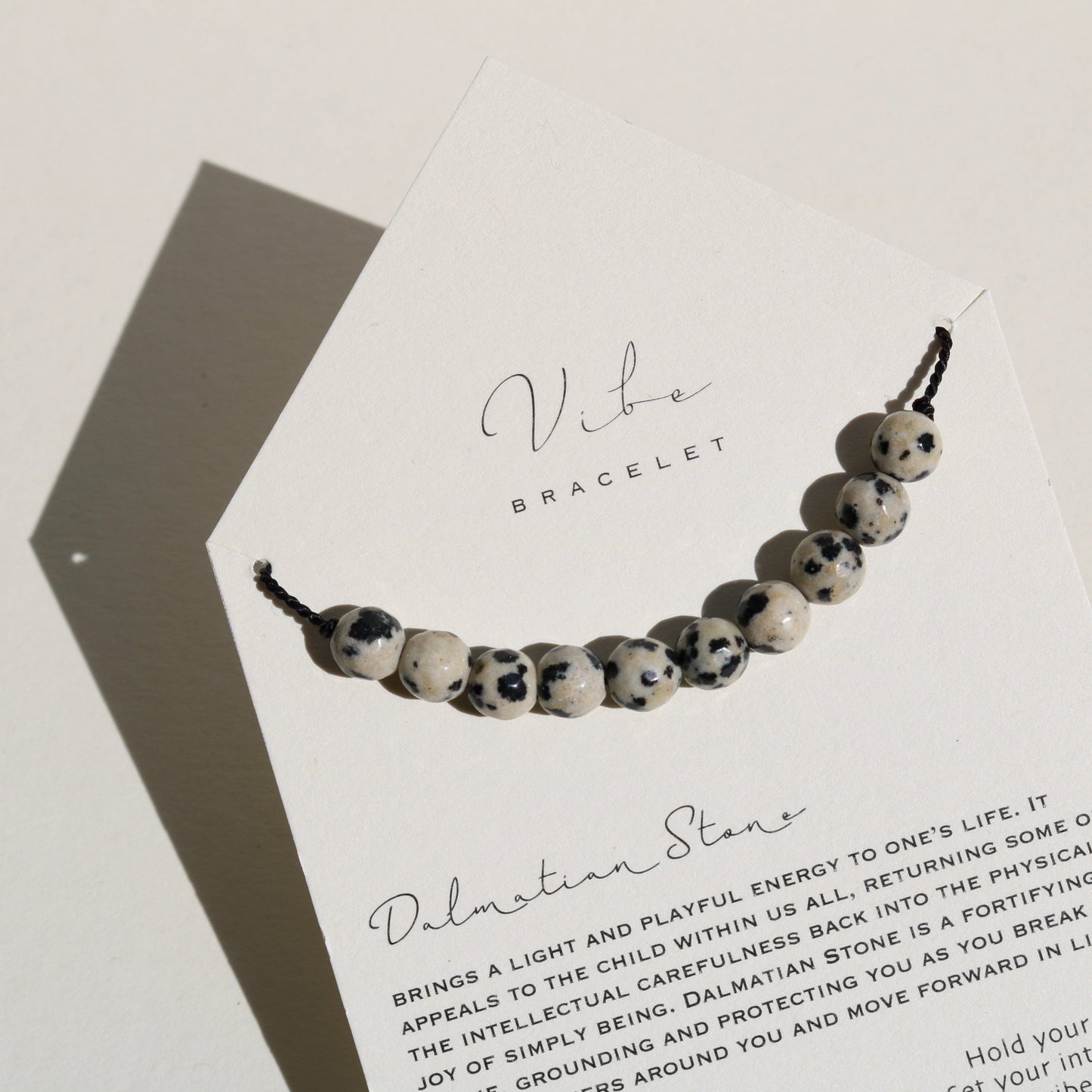 DALMATIAN STONE BRACELET Vibe Bracelets