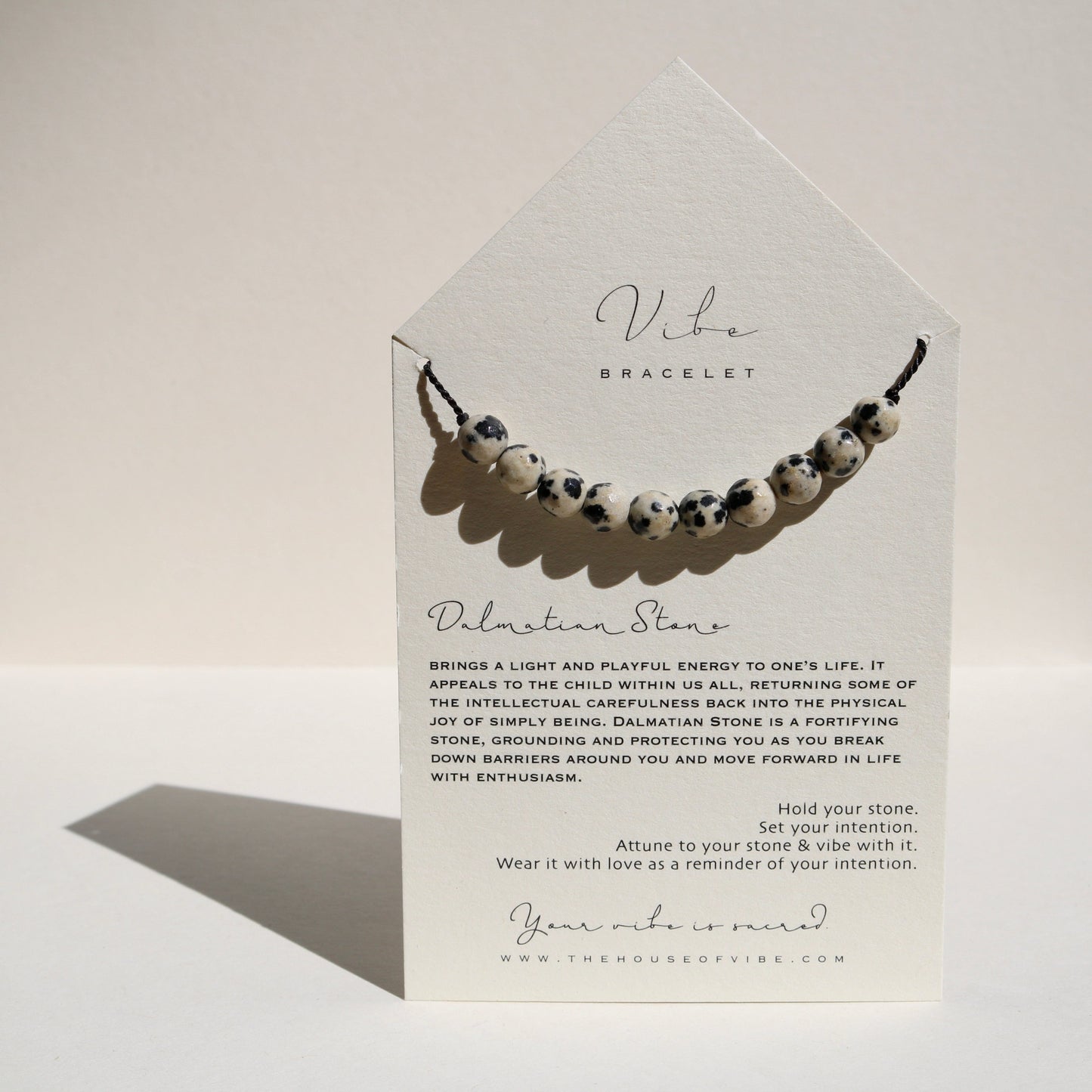 DALMATIAN STONE BRACELET Vibe Bracelets