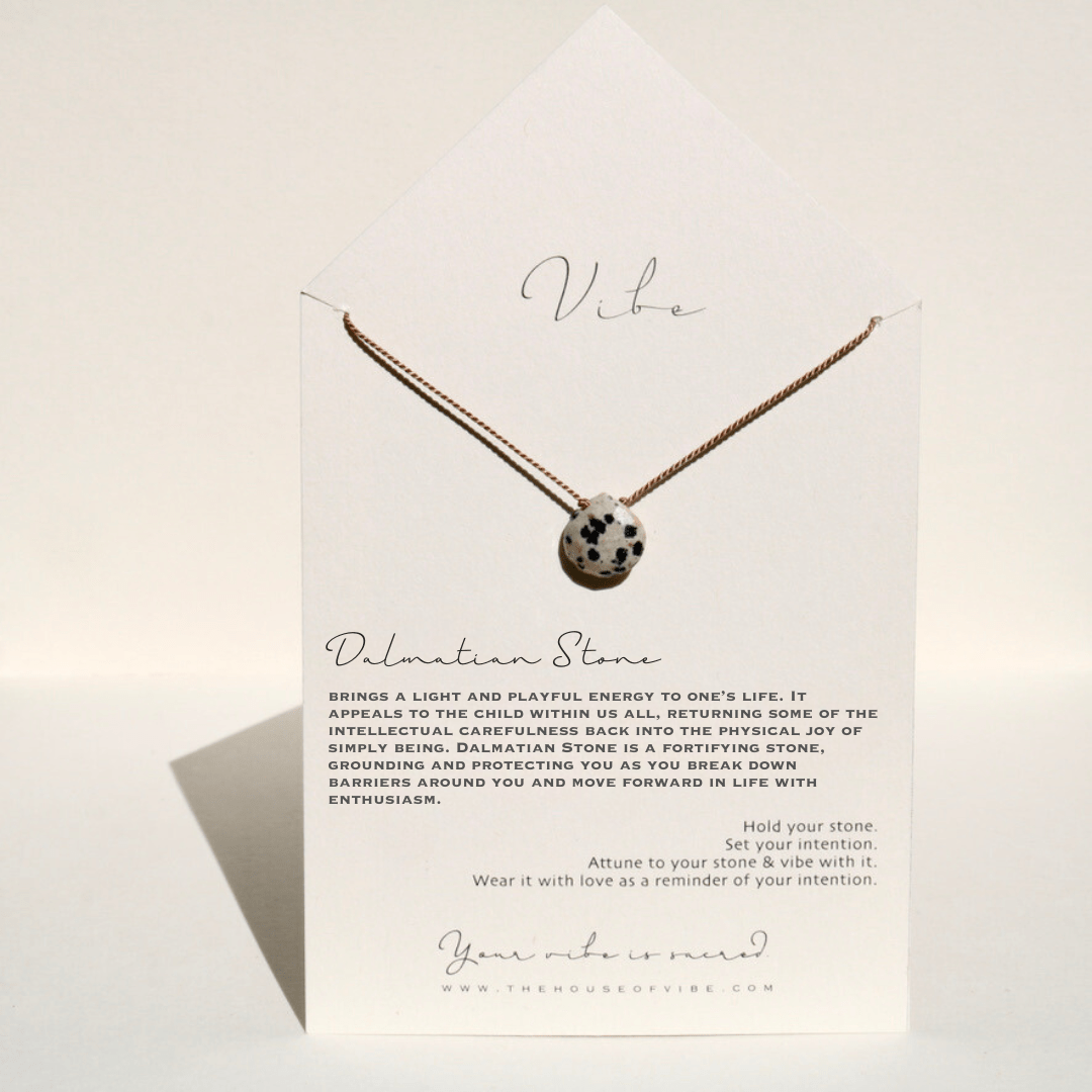 DALMATIAN STONE Vibe Necklaces