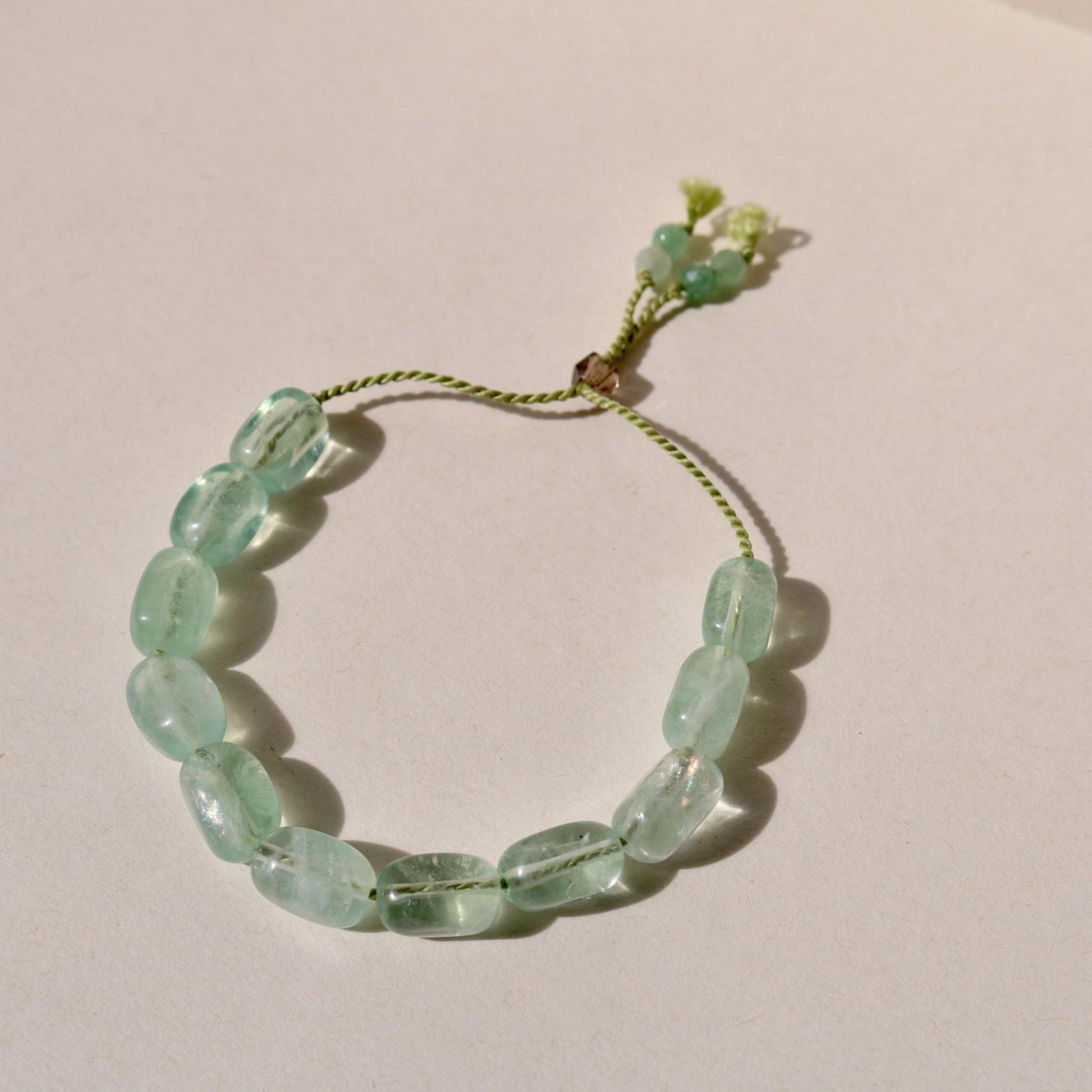 FLUORITE POLISHED PEBBLES BRACELET | SPECIAL EDITION Vibe Bracelets