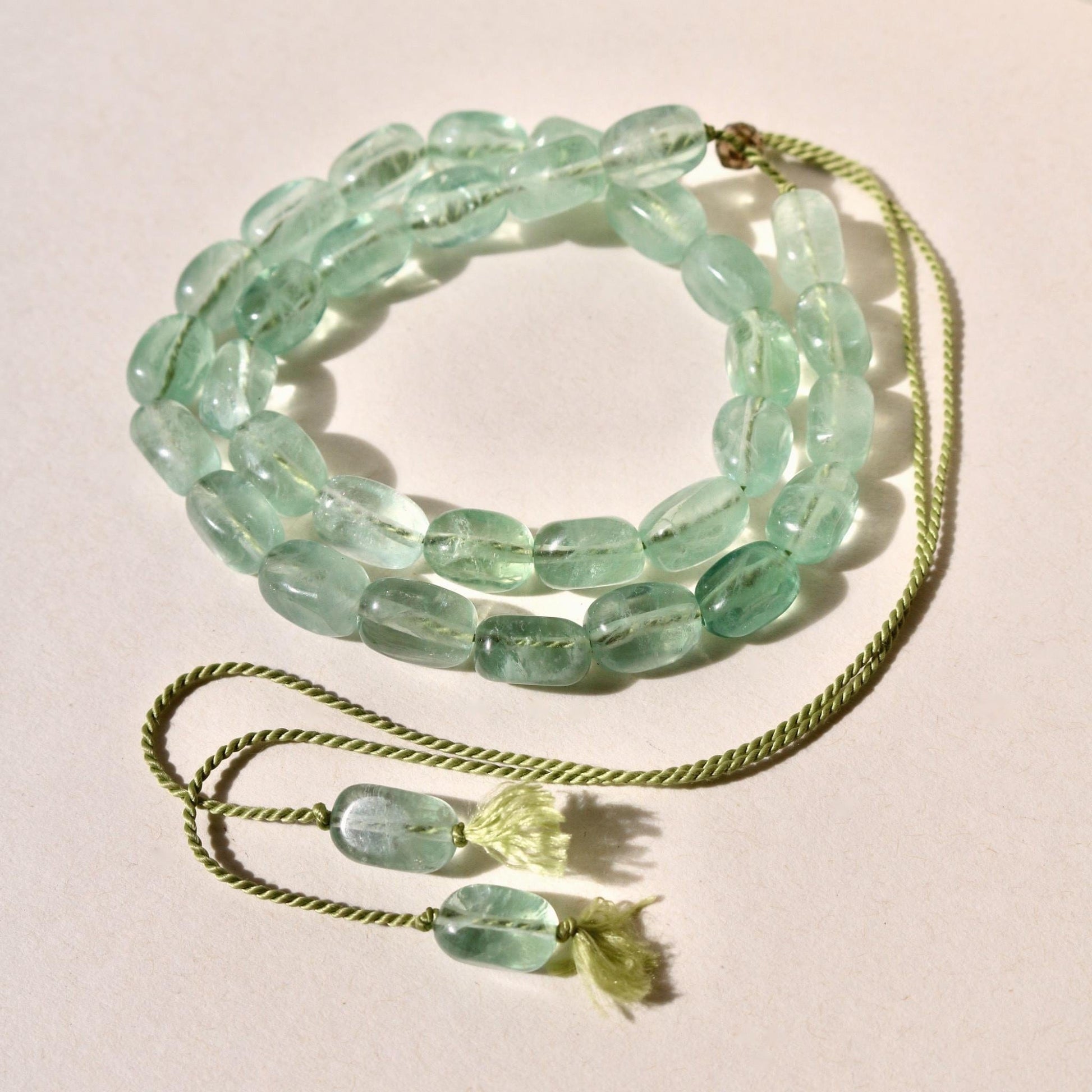 FLUORITE POLISHED PEBBLES NECKLACE | SPECIAL EDITION Vibe Necklaces