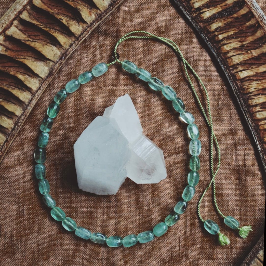 FLUORITE POLISHED PEBBLES NECKLACE | SPECIAL EDITION Vibe Necklaces