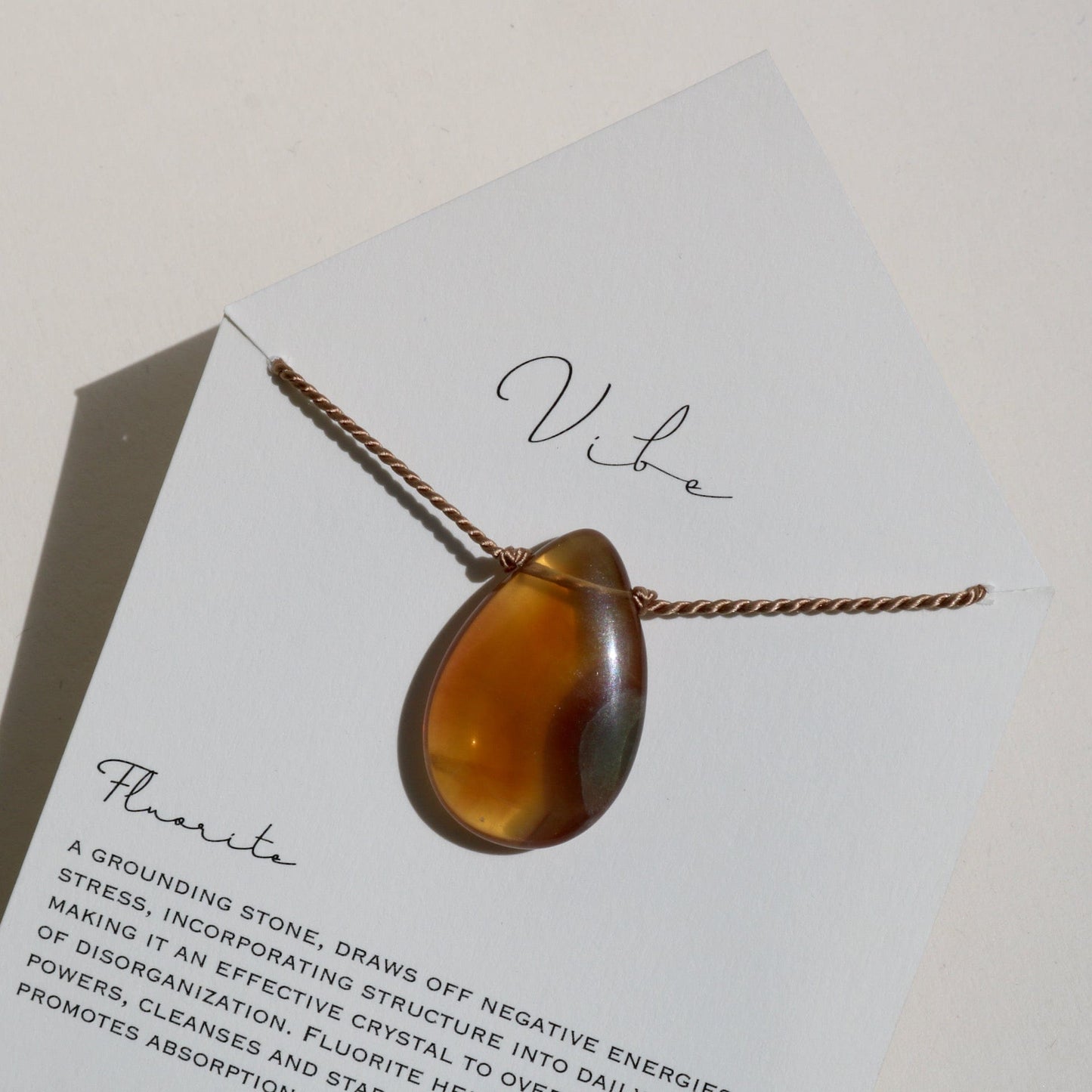 GOLDEN FLUORITE | SPECIAL EDITION Vibe Necklaces