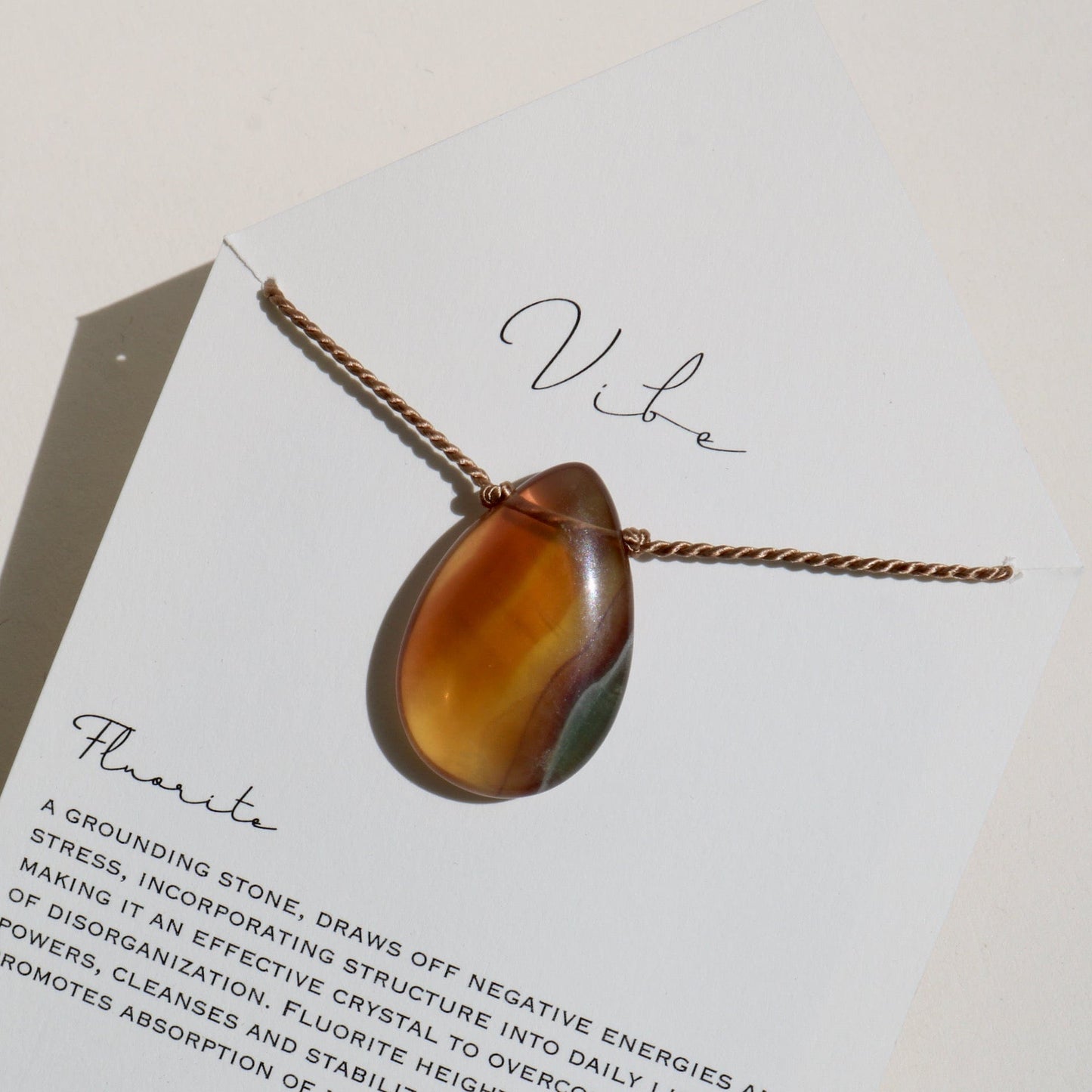 GOLDEN FLUORITE | SPECIAL EDITION Vibe Necklaces