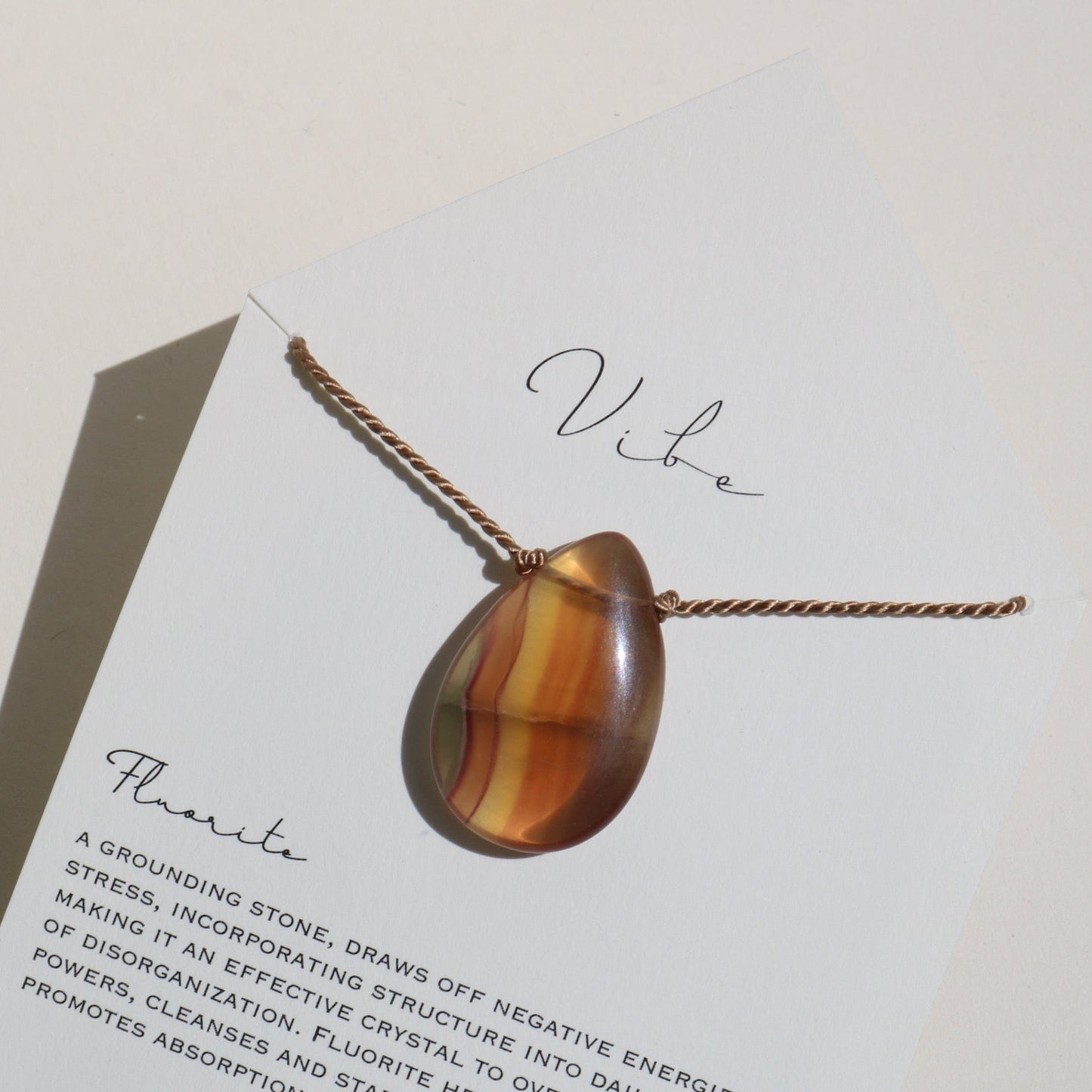 GOLDEN FLUORITE | SPECIAL EDITION Vibe Necklaces