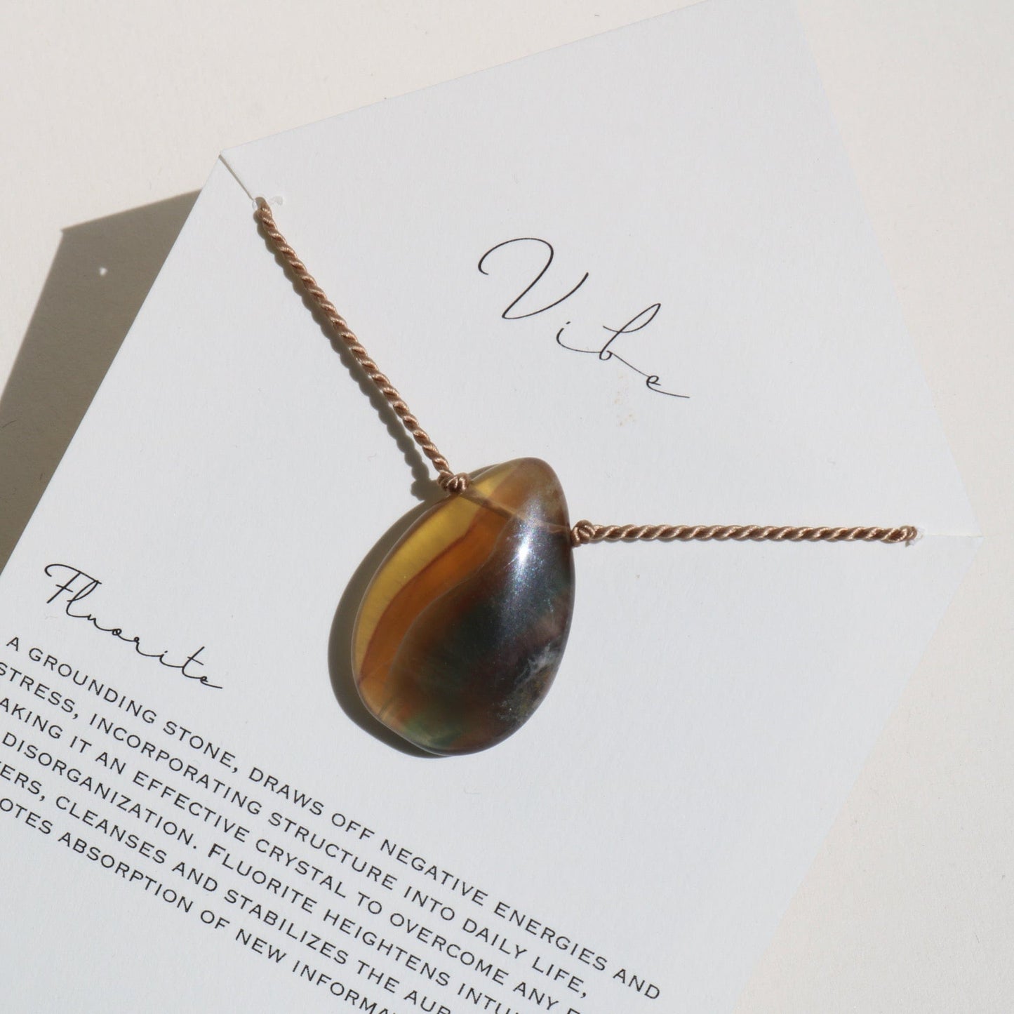 GOLDEN FLUORITE | SPECIAL EDITION Vibe Necklaces
