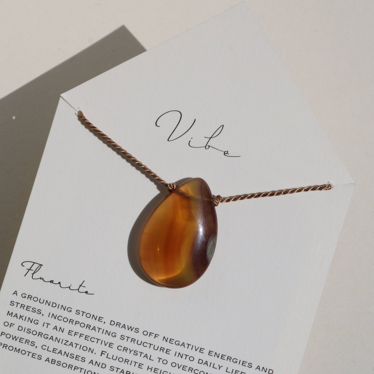 GOLDEN FLUORITE | SPECIAL EDITION Vibe Necklaces
