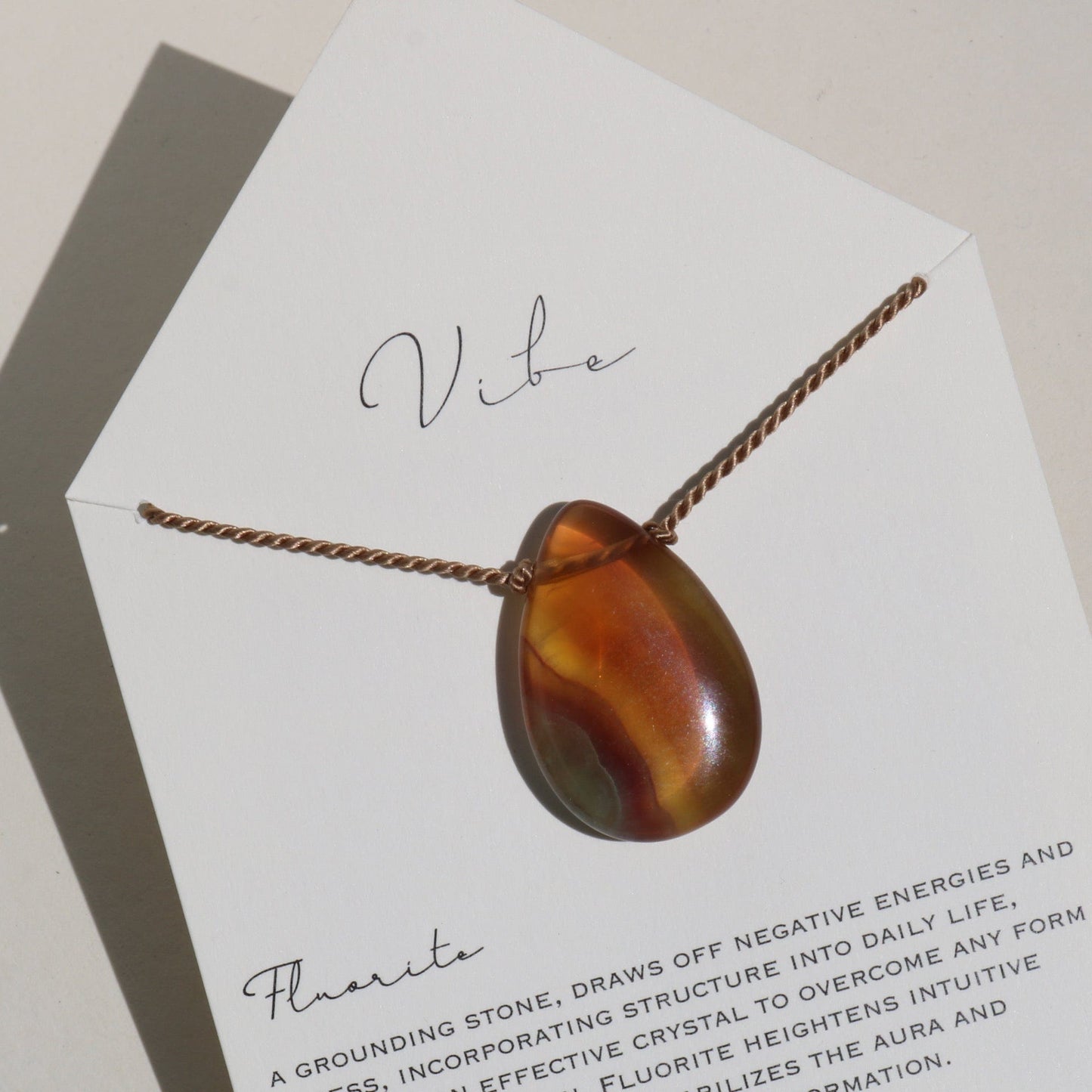 GOLDEN FLUORITE | SPECIAL EDITION Vibe Necklaces