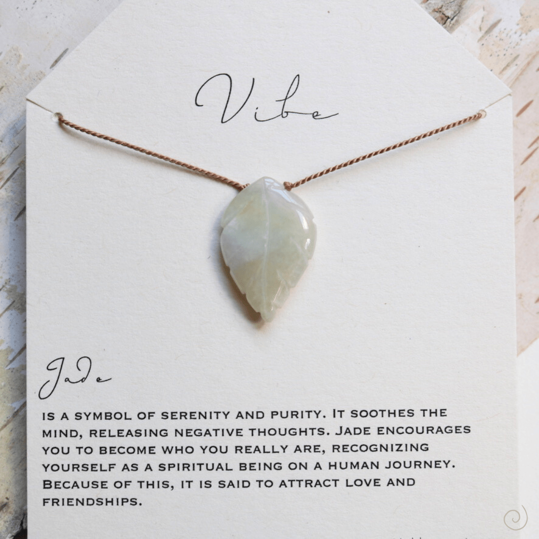JADE LEAF UNFOLDING No.0403 Vibe Necklaces