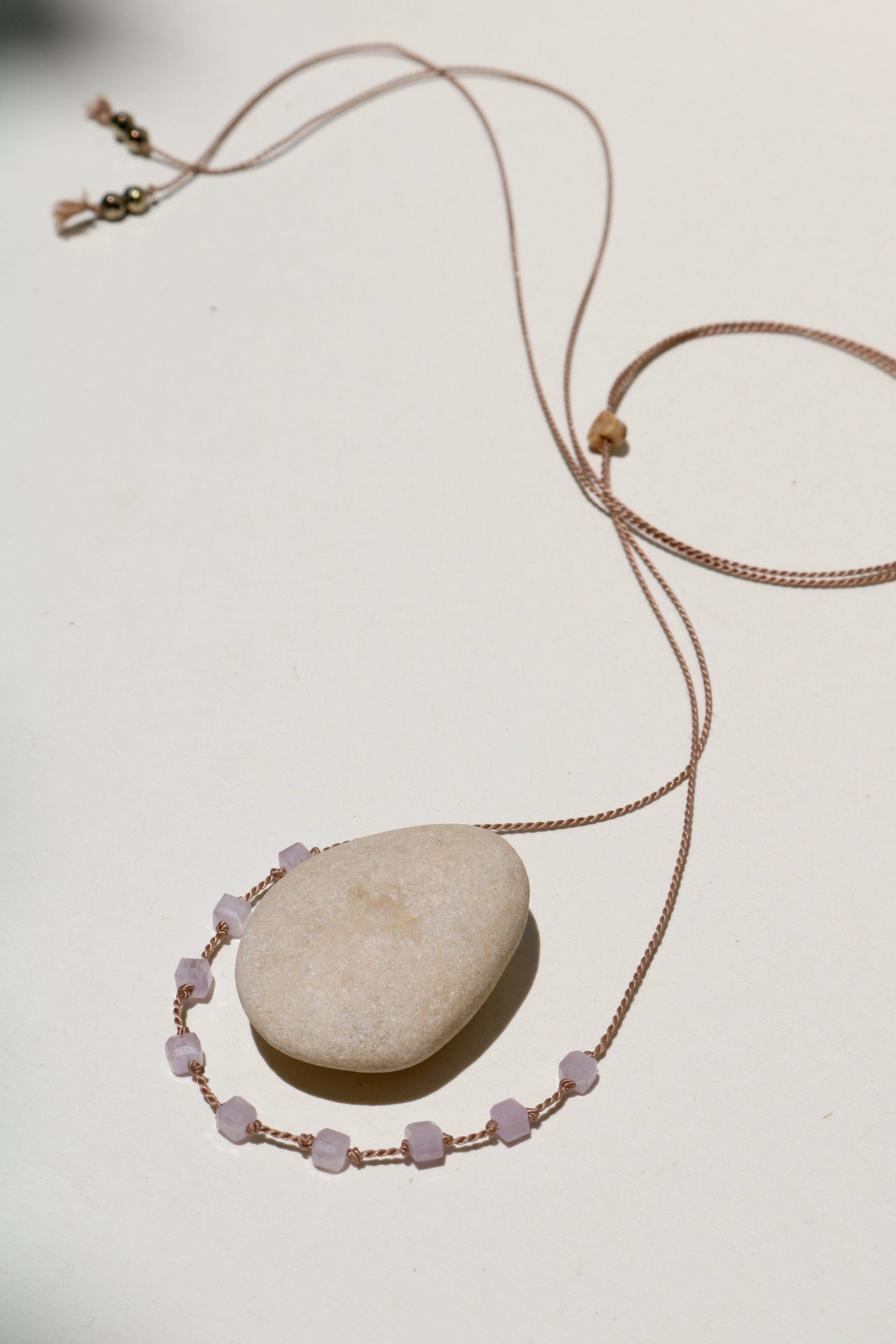KUNZITE 9 CUBE NECKLACE Vibe Necklaces