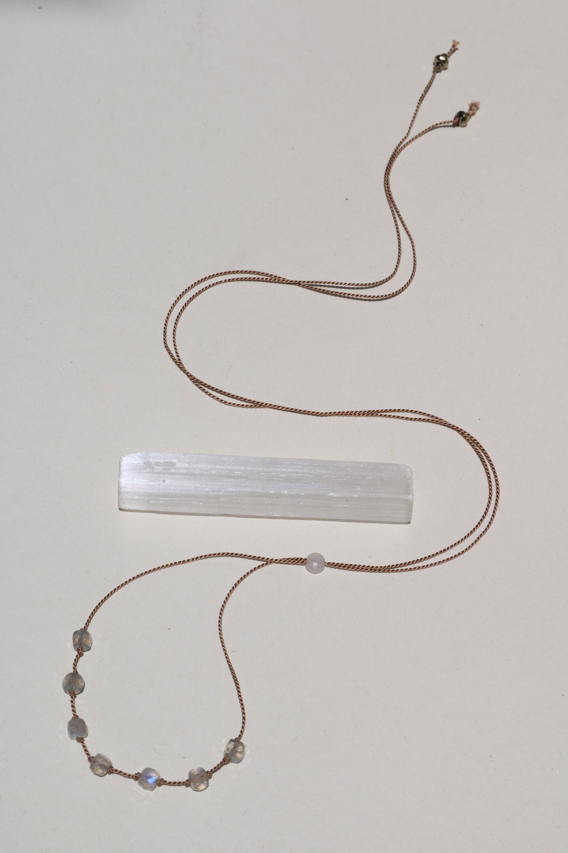 LABRADORITE 7 CUBE NECKLACE Vibe Necklaces