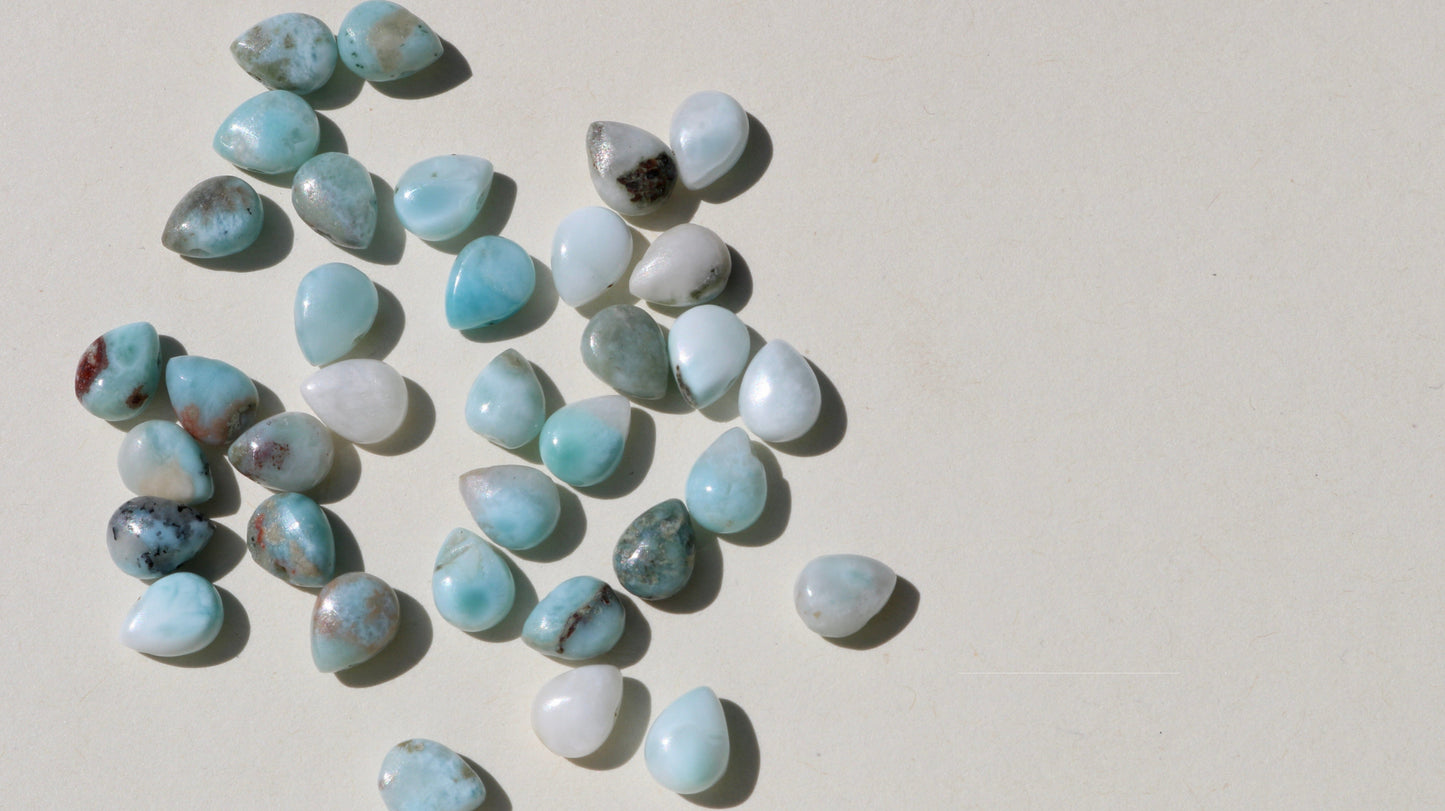 LARIMAR 5 STONE NECKLACE Vibe Necklaces