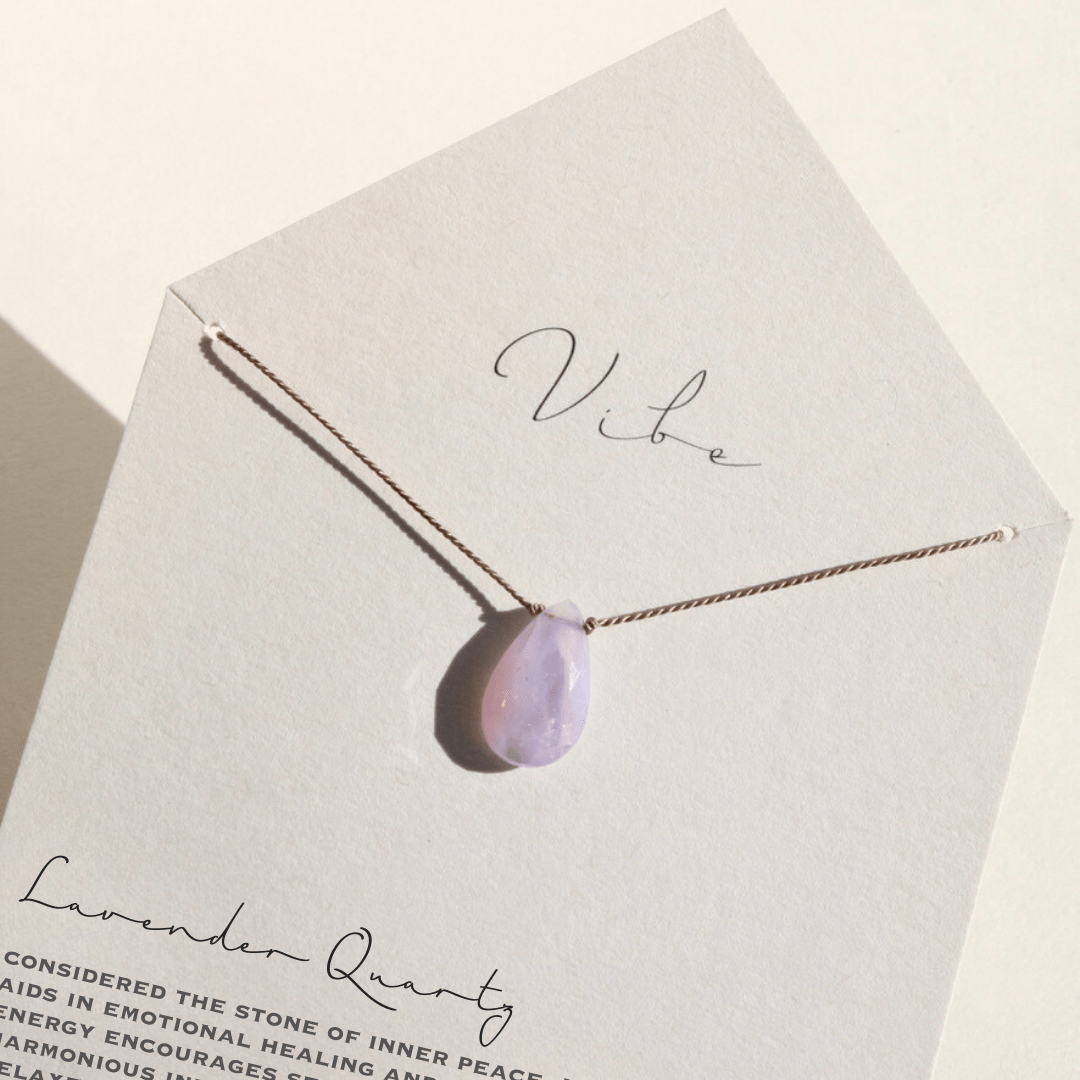 LAVENDER QUARTZ Vibe Necklaces