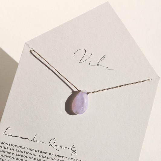 LAVENDER QUARTZ Vibe Necklaces