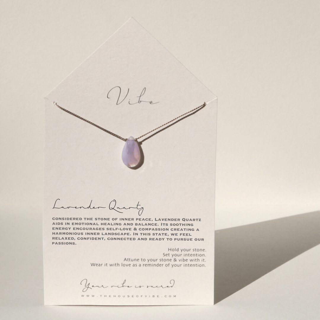 LAVENDER QUARTZ Vibe Necklaces