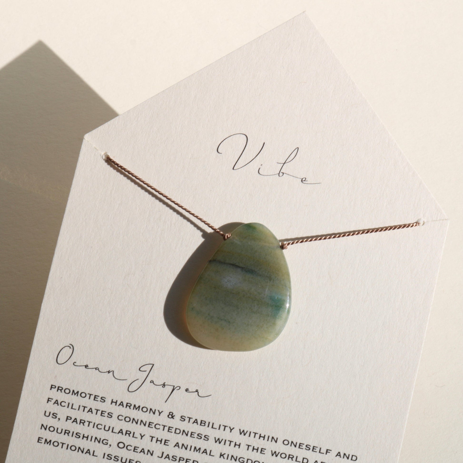 OCEAN JASPER Vibe Necklaces