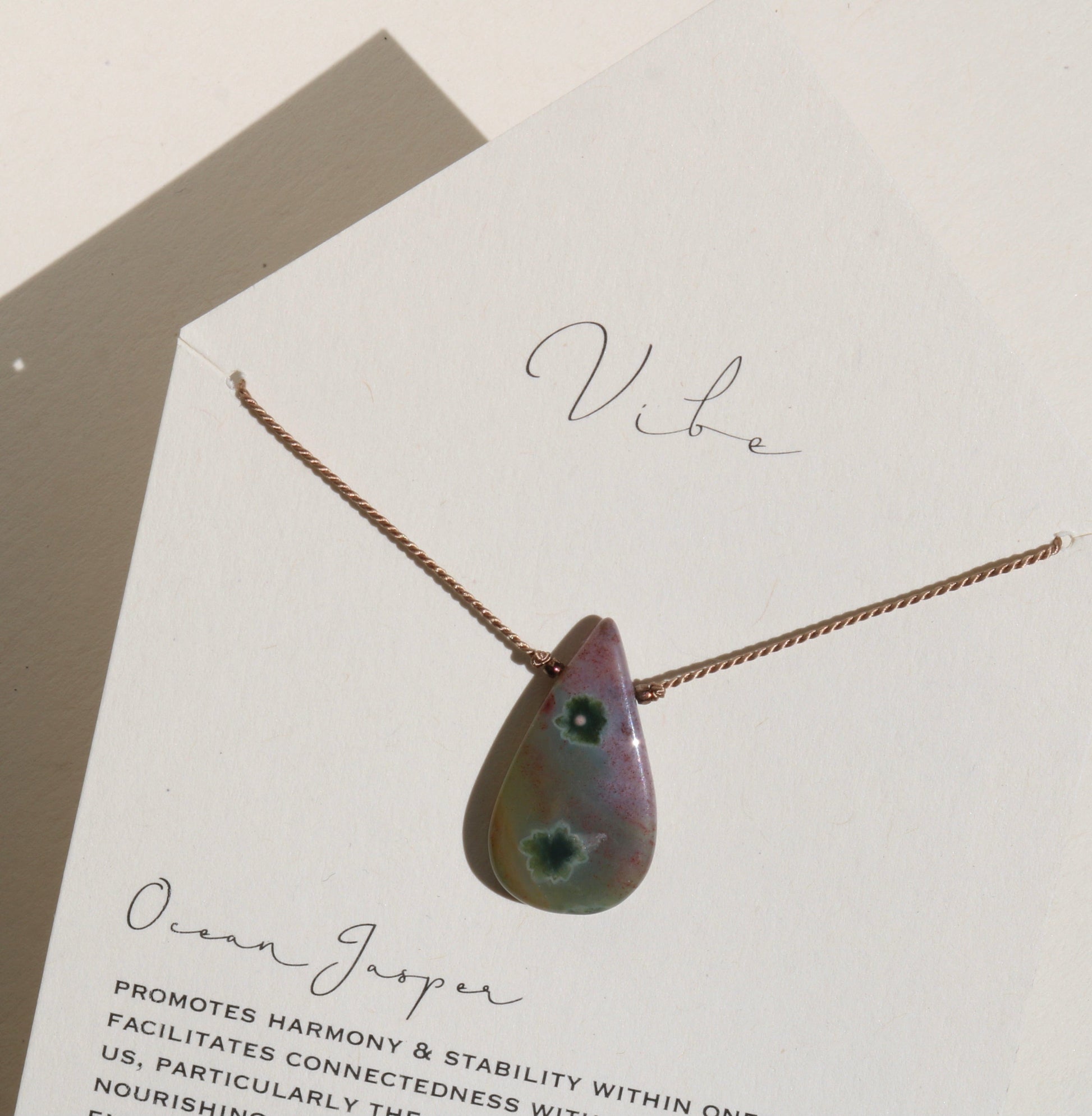 OCEAN JASPER Vibe Necklaces