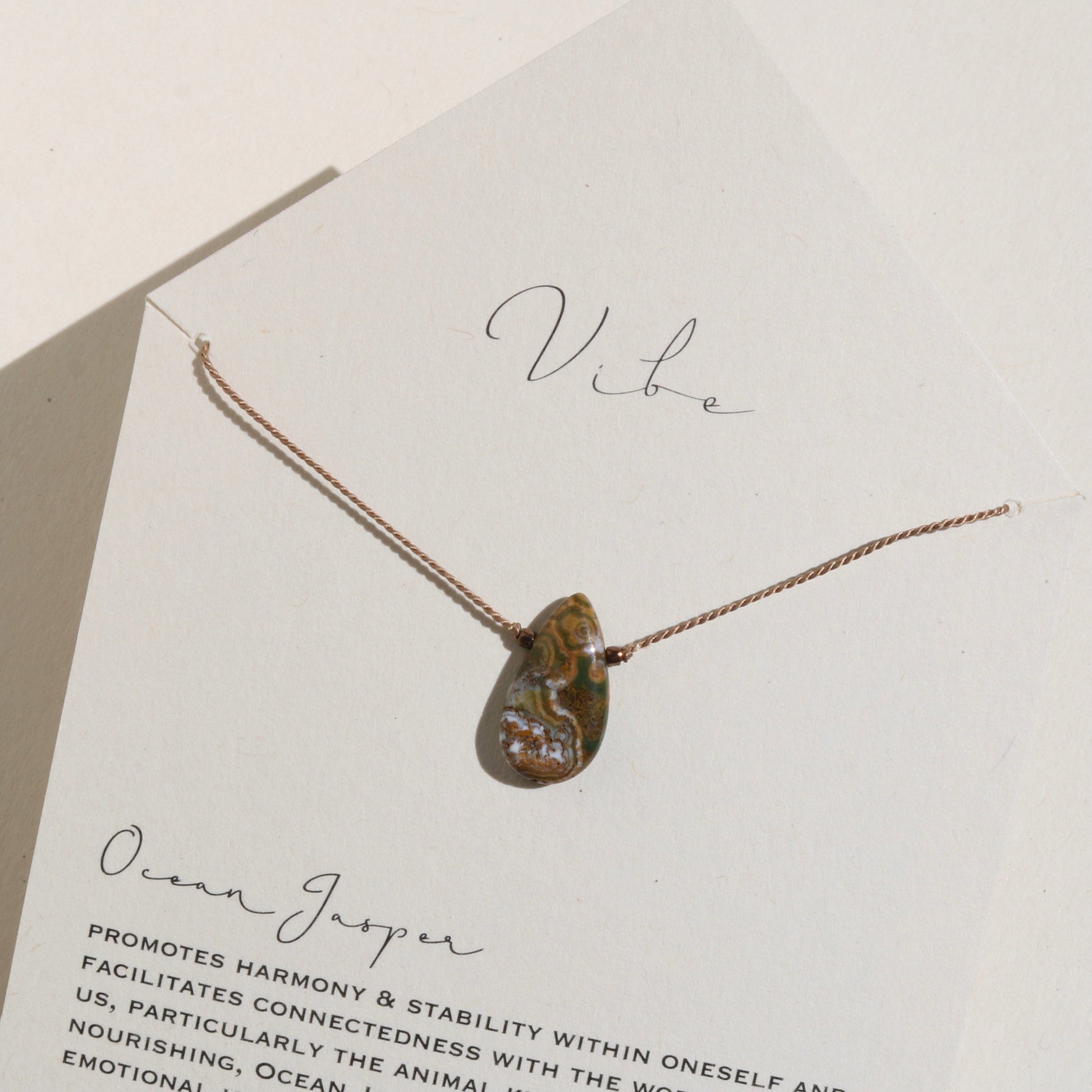 OCEAN JASPER Vibe Necklaces