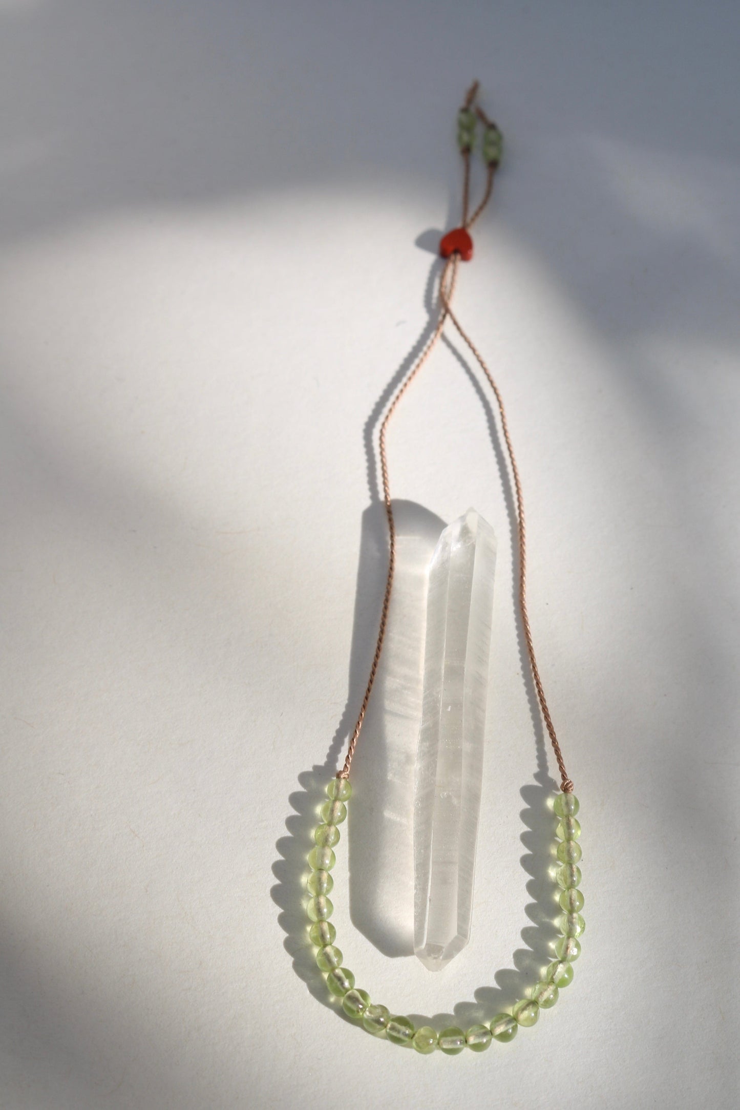 PERIDOT BEADED BRACELET Vibe Bracelets