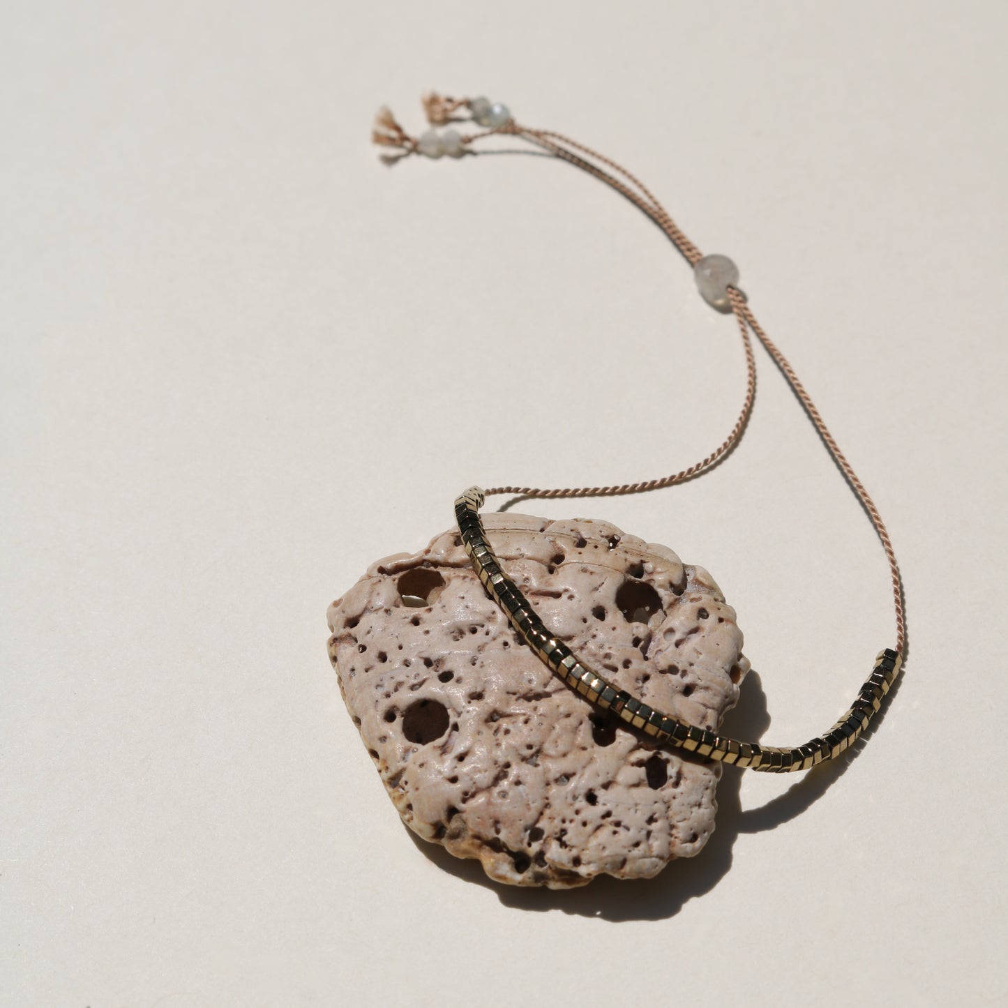 Pyrite, Geo Row Bracelet
