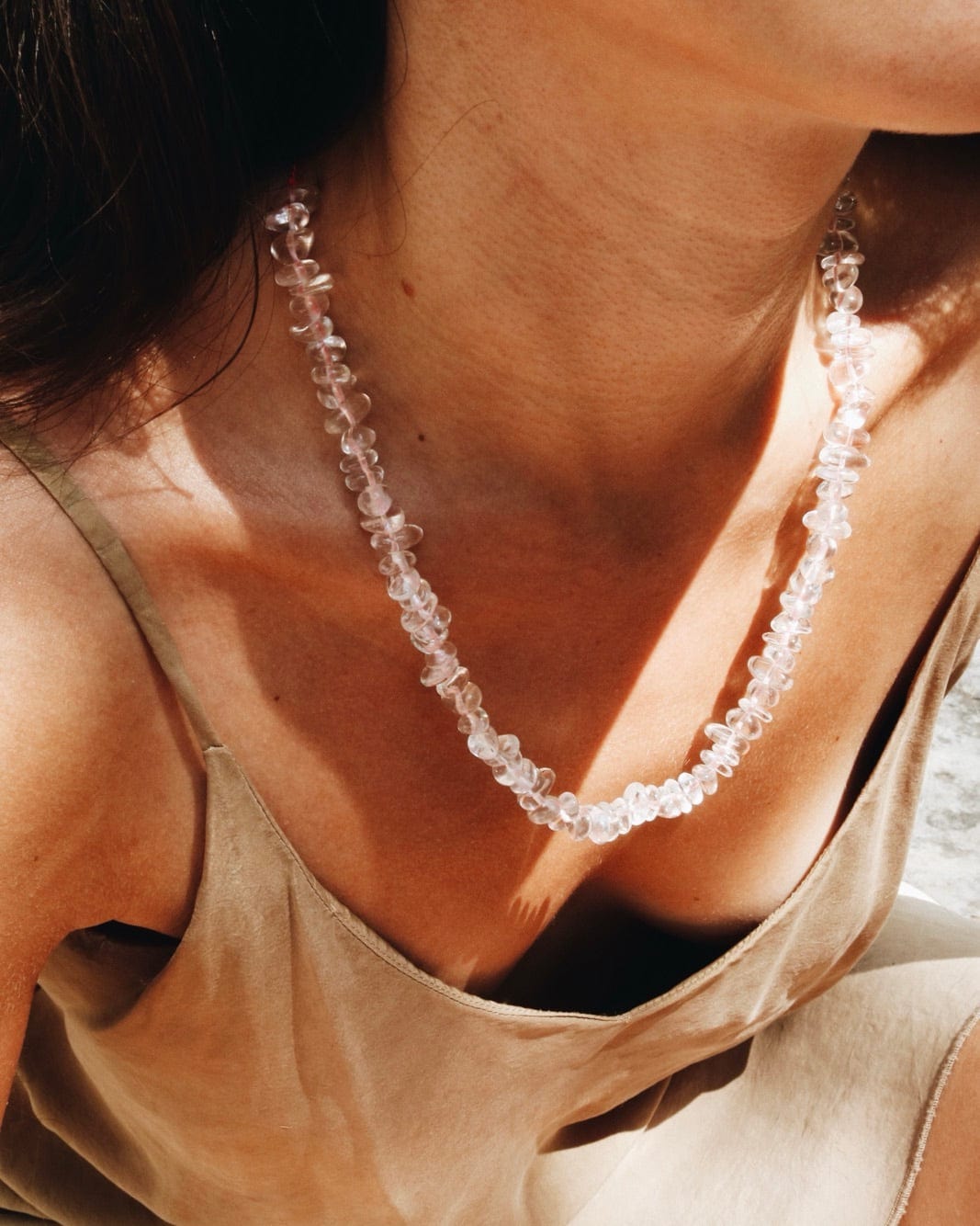 QUARTZ POLISHED PEBBLES NECKLACE | SPECIAL EDITION Vibe Necklaces
