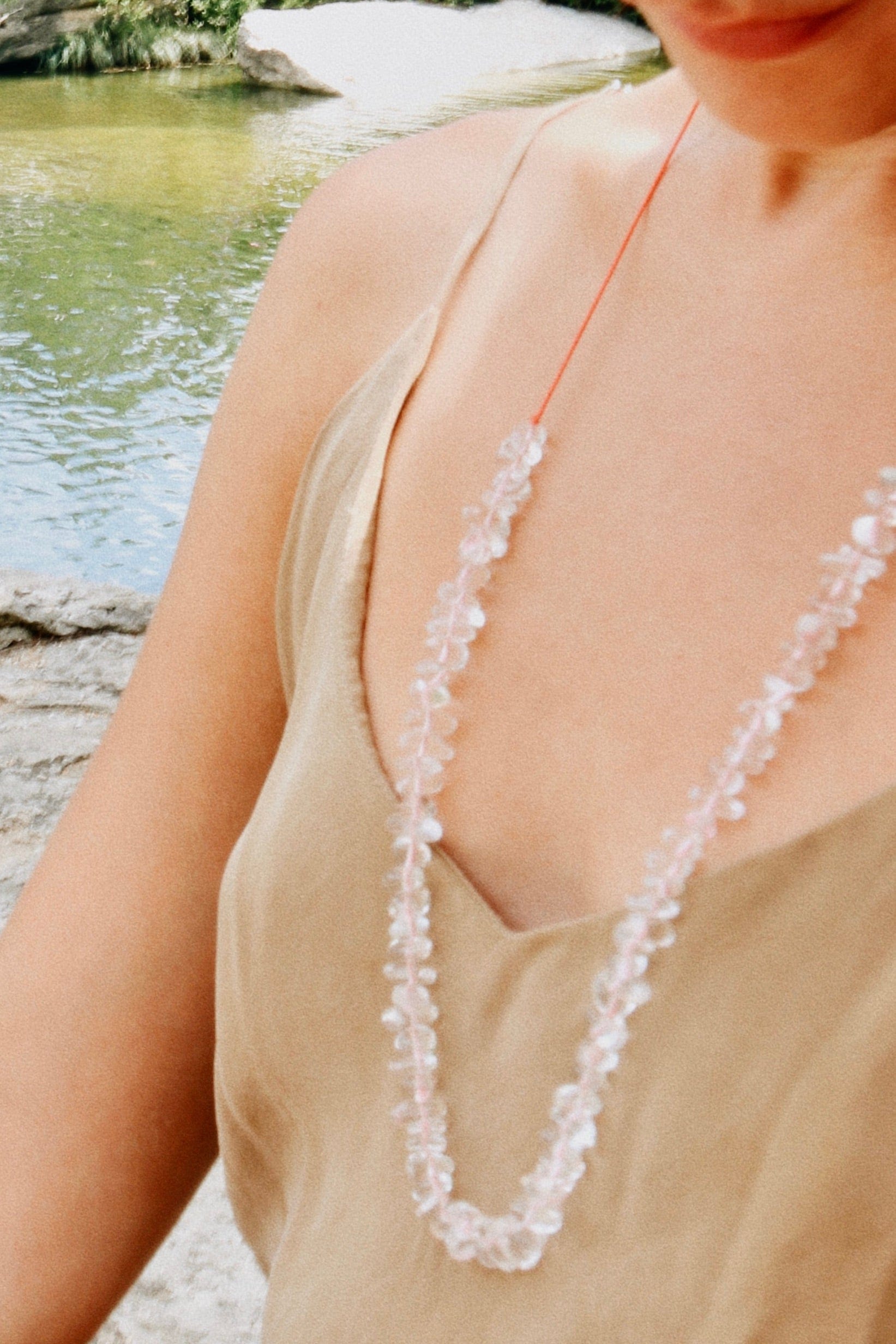 QUARTZ POLISHED PEBBLES NECKLACE | SPECIAL EDITION Vibe Necklaces