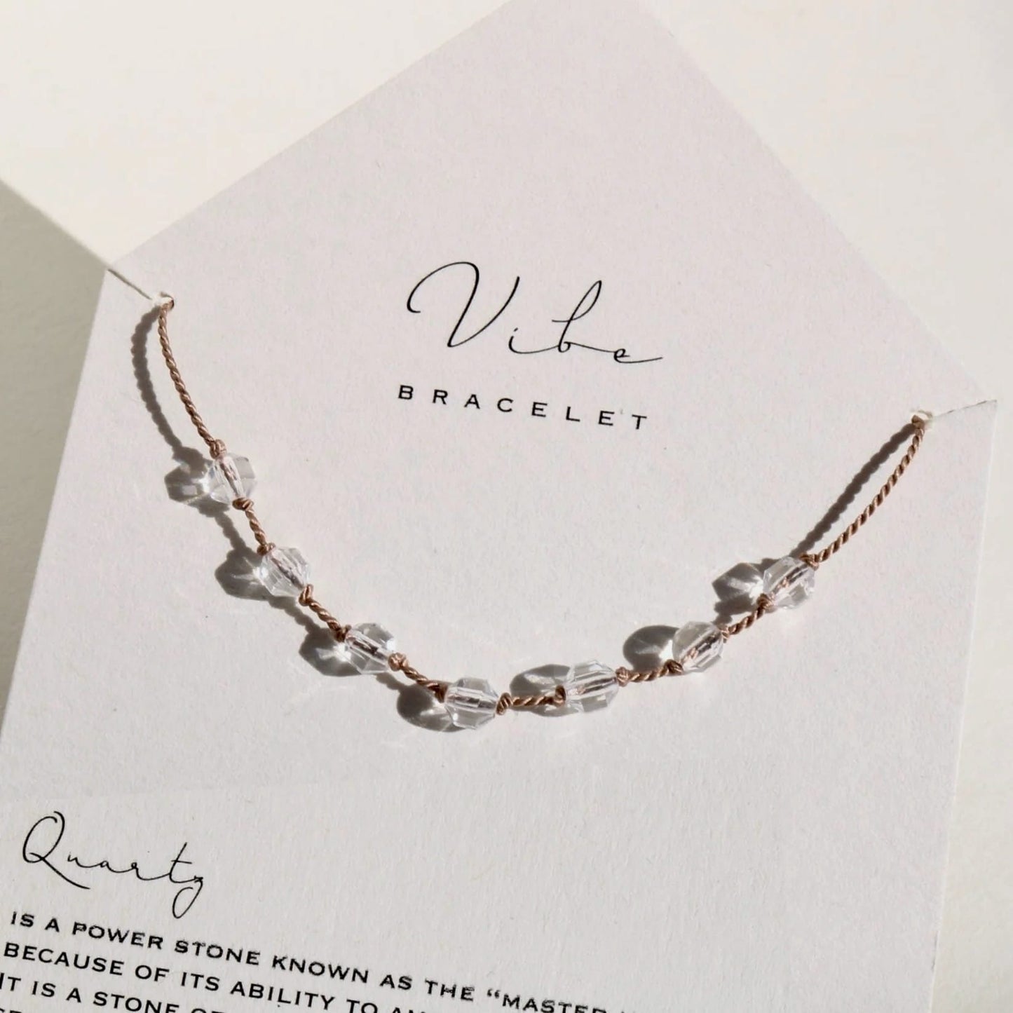 Quartz, Seven Stones Bracelet Vibe Bracelet