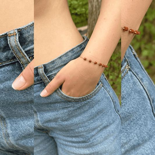 RED JASPER 7 STONE BRACELET Vibe Bracelets