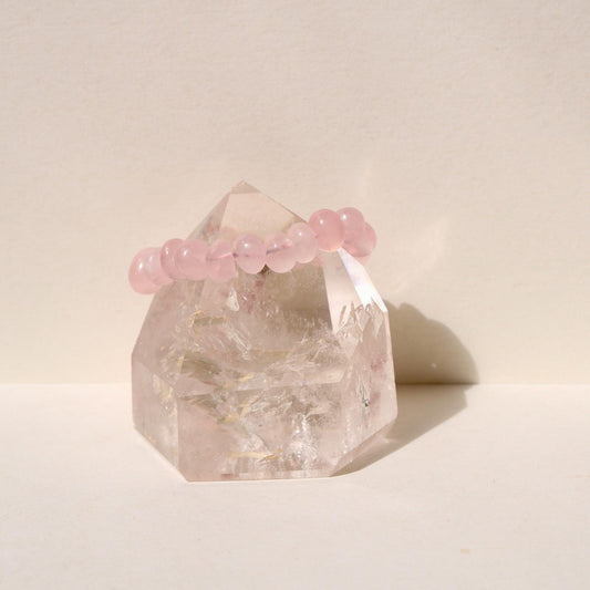 ROSE QUARTZ POLISHED PEBBLES BRACELET | SPECIAL EDITION Vibe Bracelets