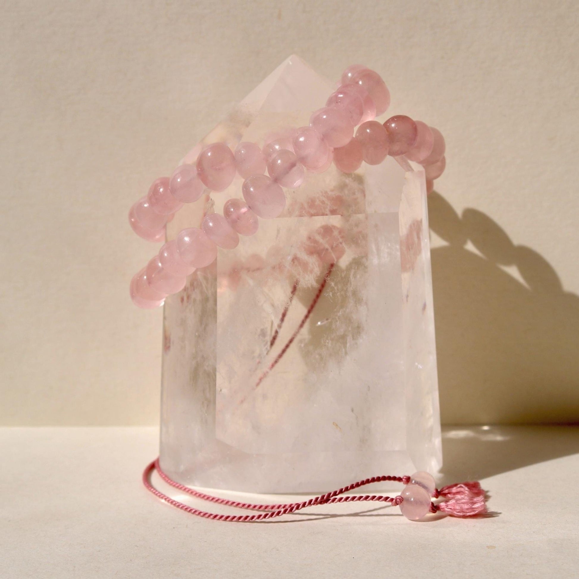 ROSE QUARTZ POLISHED PEBBLES NECKLACE | SPECIAL EDITION Vibe Necklaces
