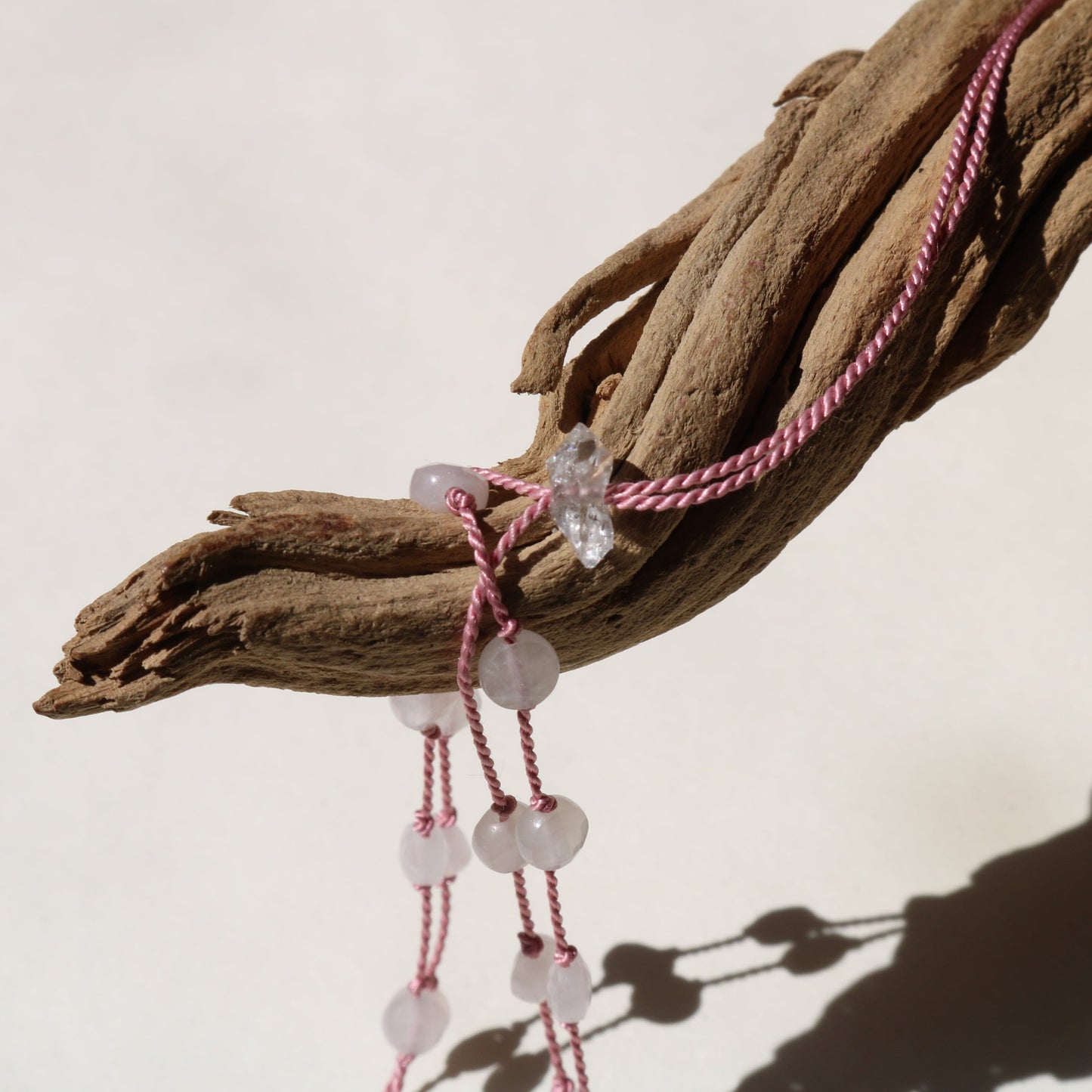 ROSE QUARTZ UNFOLDING No.0203 Vibe Necklaces