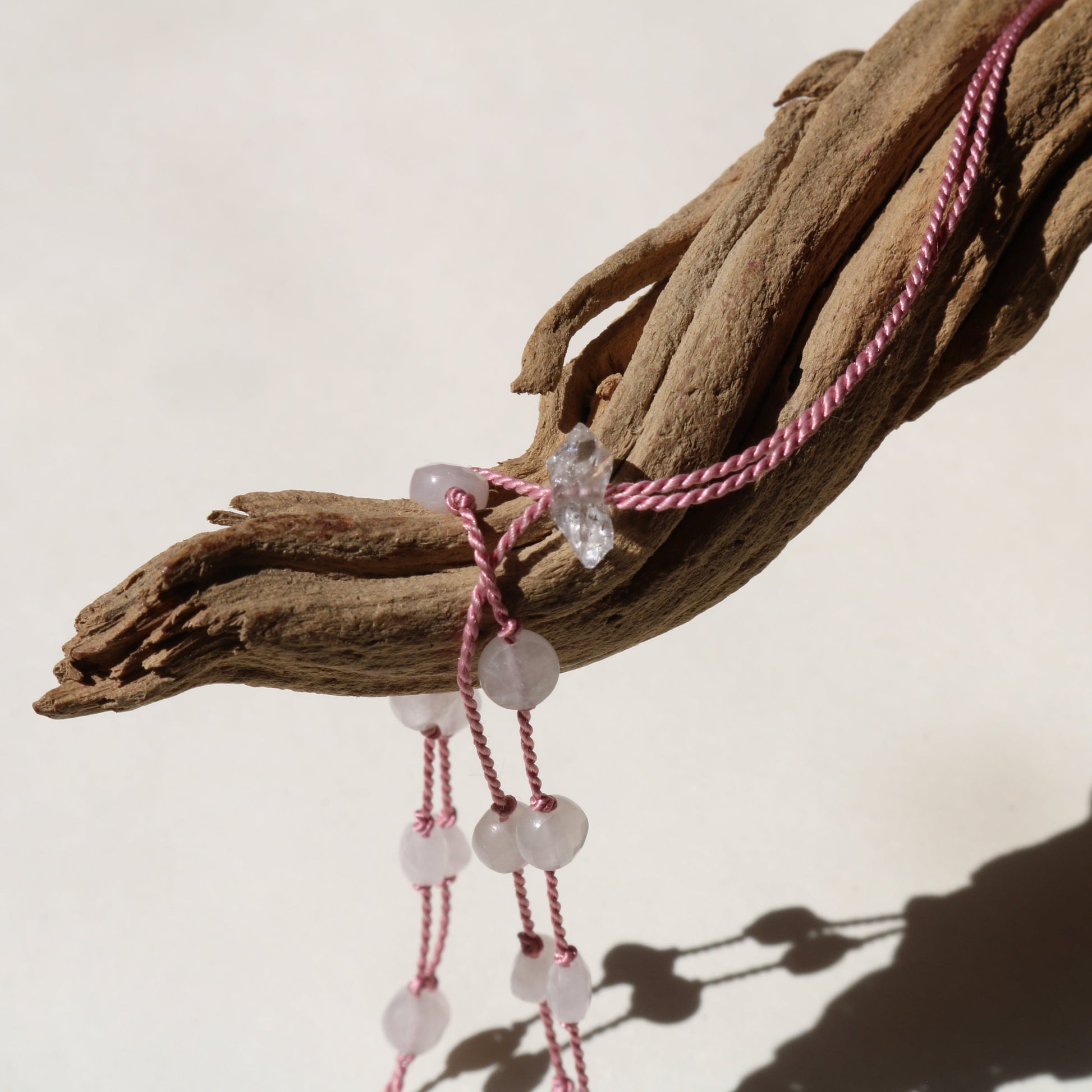 ROSE QUARTZ UNFOLDING No.0203 Vibe Necklaces