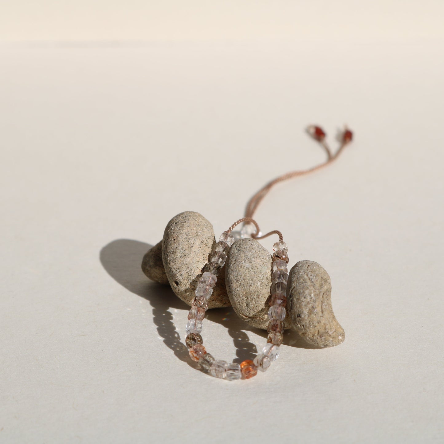 RUTILE QUARTZ CUBES BRACELET Vibe Bracelets