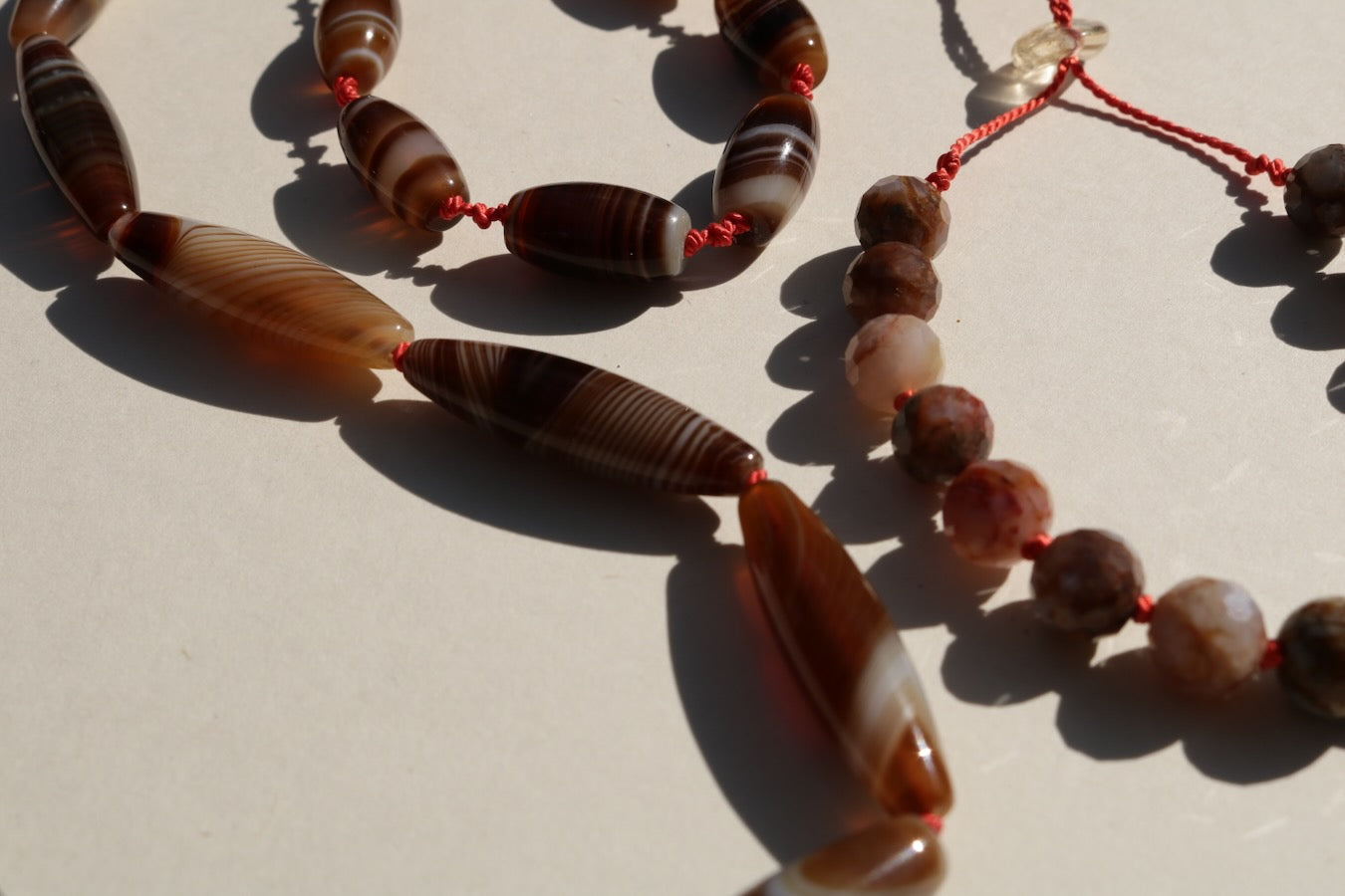 Tibetan Agate, Necklace