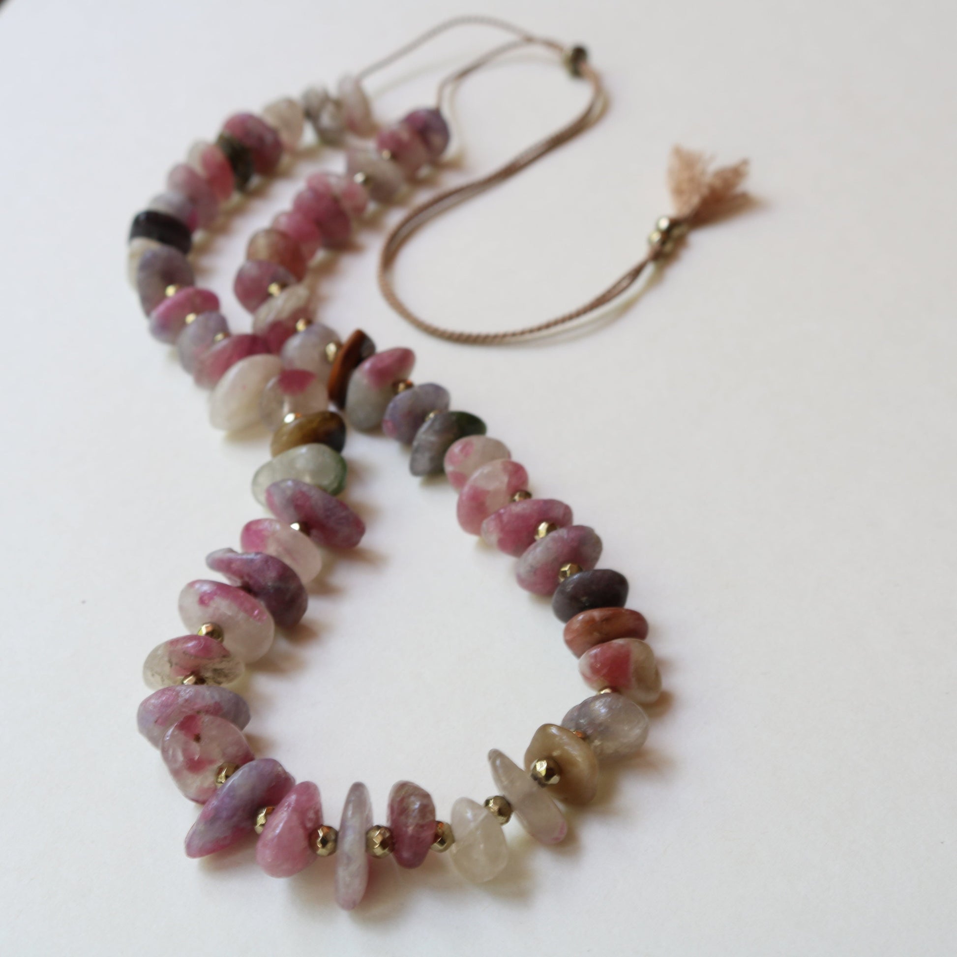 TOURMALINE UNFOLDING No.0208 Vibe Necklaces