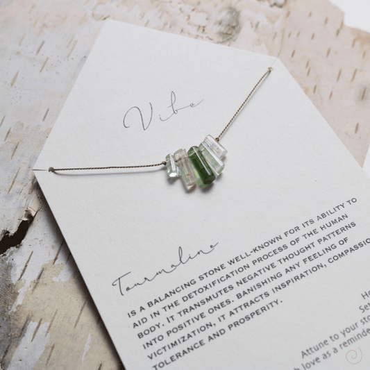 TOURMALINE UNFOLDING No.0407 Vibe Necklaces
