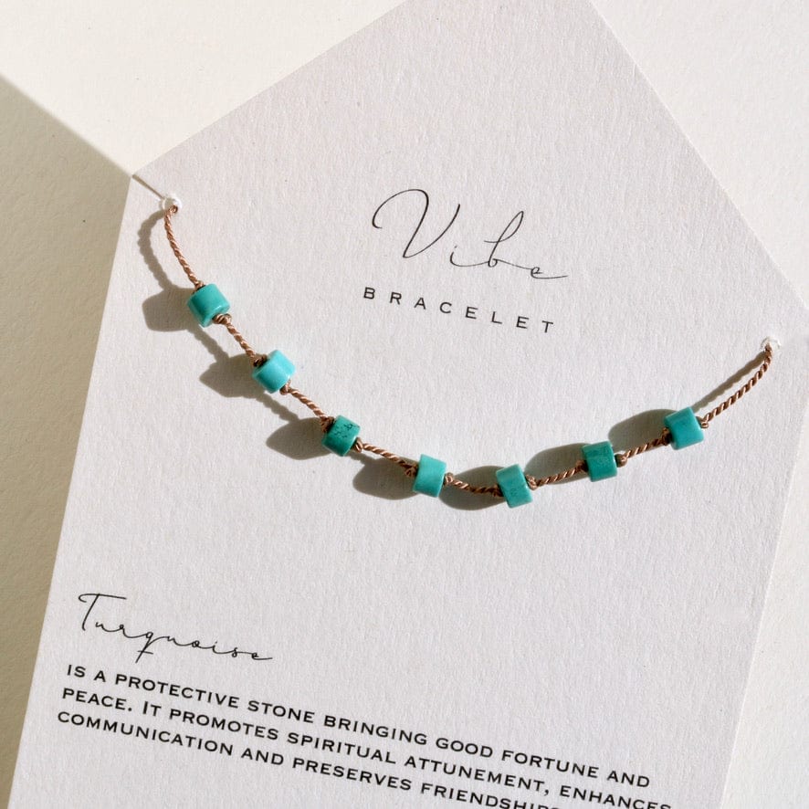TURQUOISE 7 STONE BRACELET Vibe Bracelets