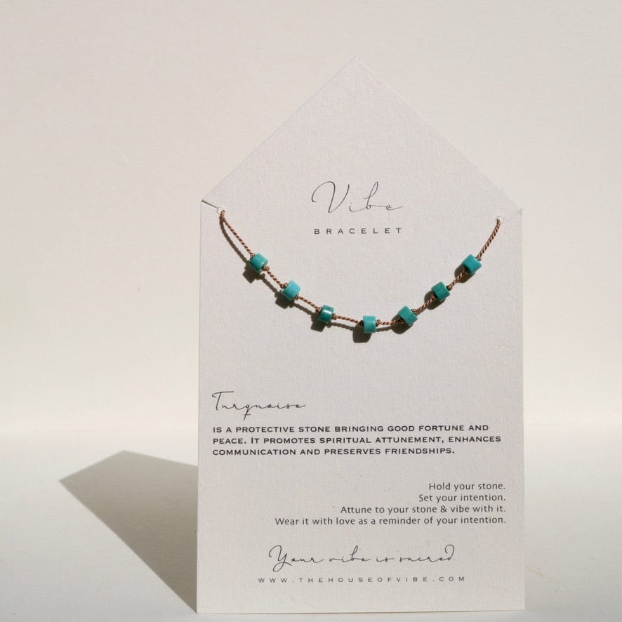 TURQUOISE 7 STONE BRACELET Vibe Bracelets