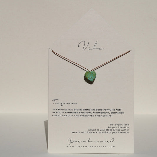 TURQUOISE HEART NO. 4 Vibe Necklaces