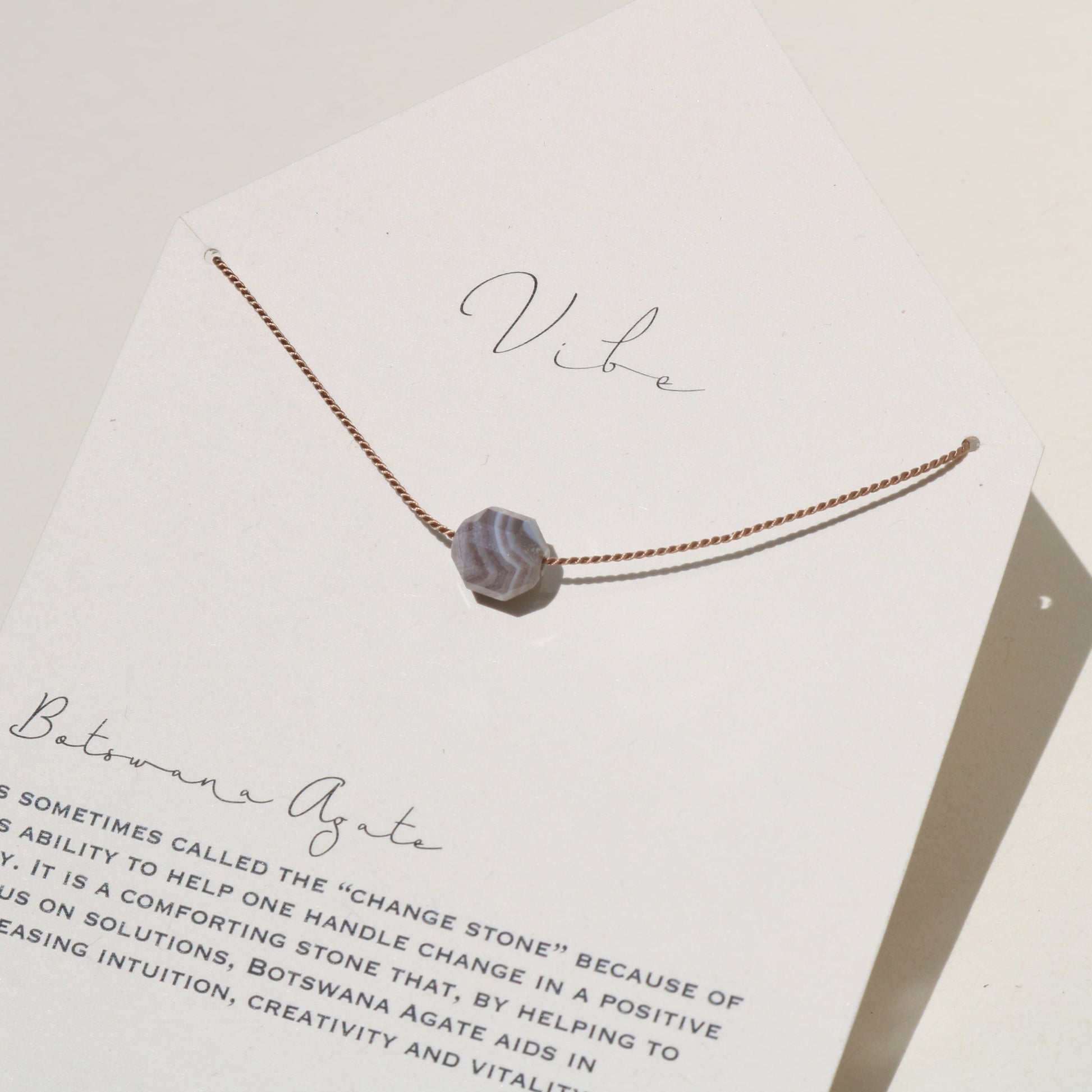 BOTSWANA AGATE Vibe Necklaces