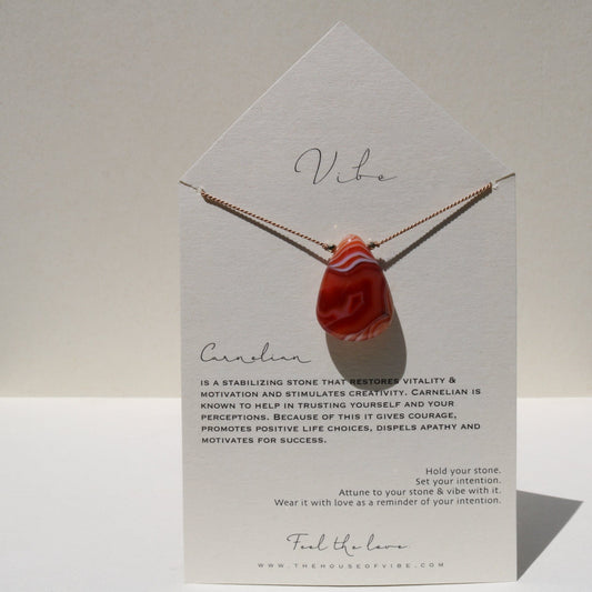 CARNELIAN | SPECIAL EDITION Vibe Necklaces
